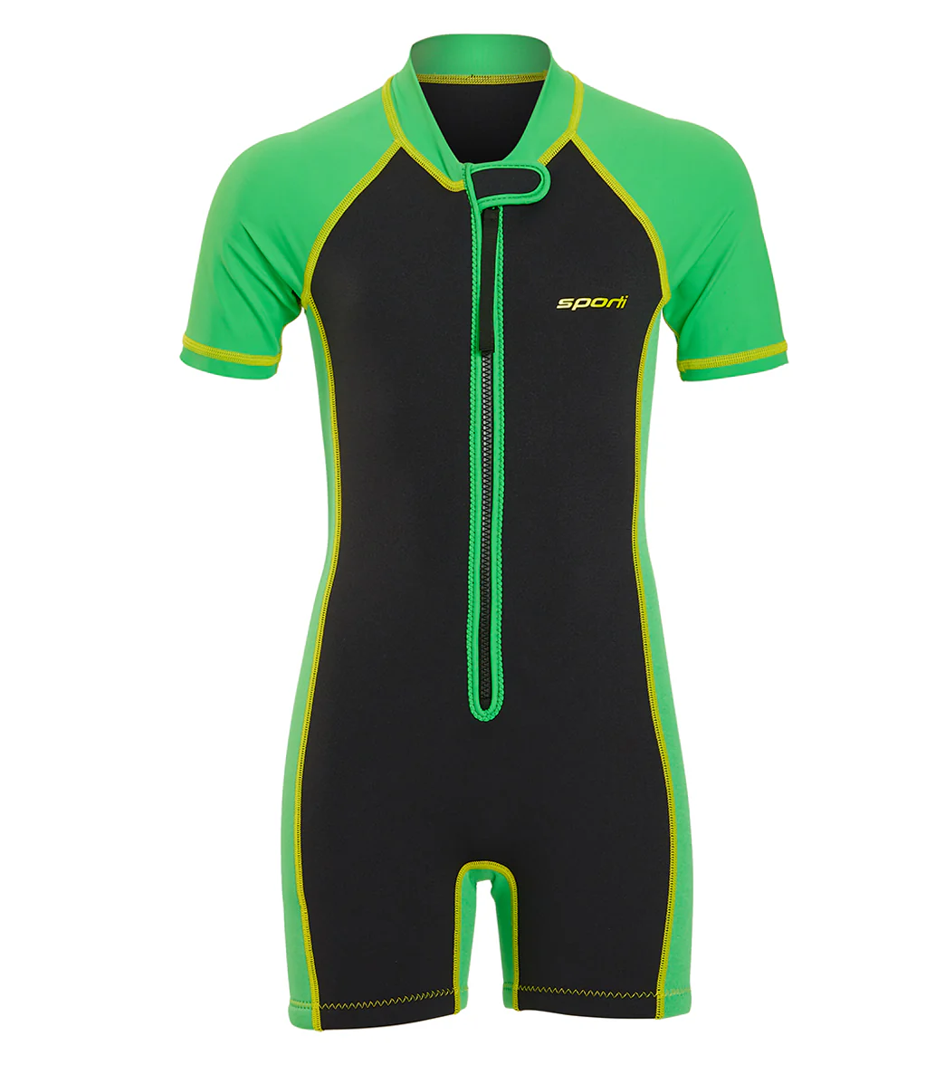 Sporti Kid's UPF 50+ Minnow Short Sleeve Thermal Suit - Image 5