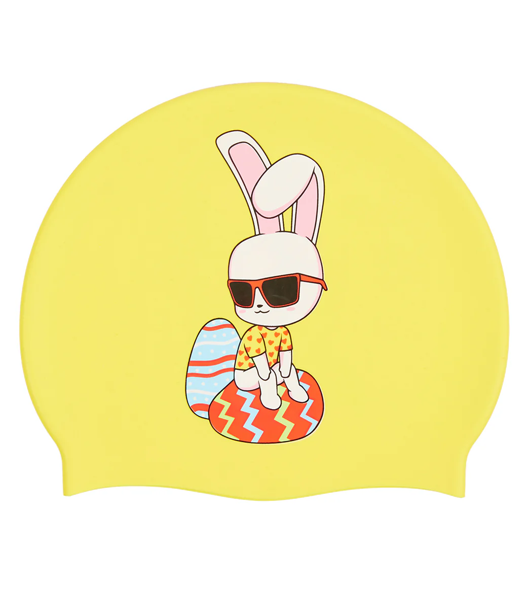 Sporti Kool Bunny Silicone Swim Cap - Image 2