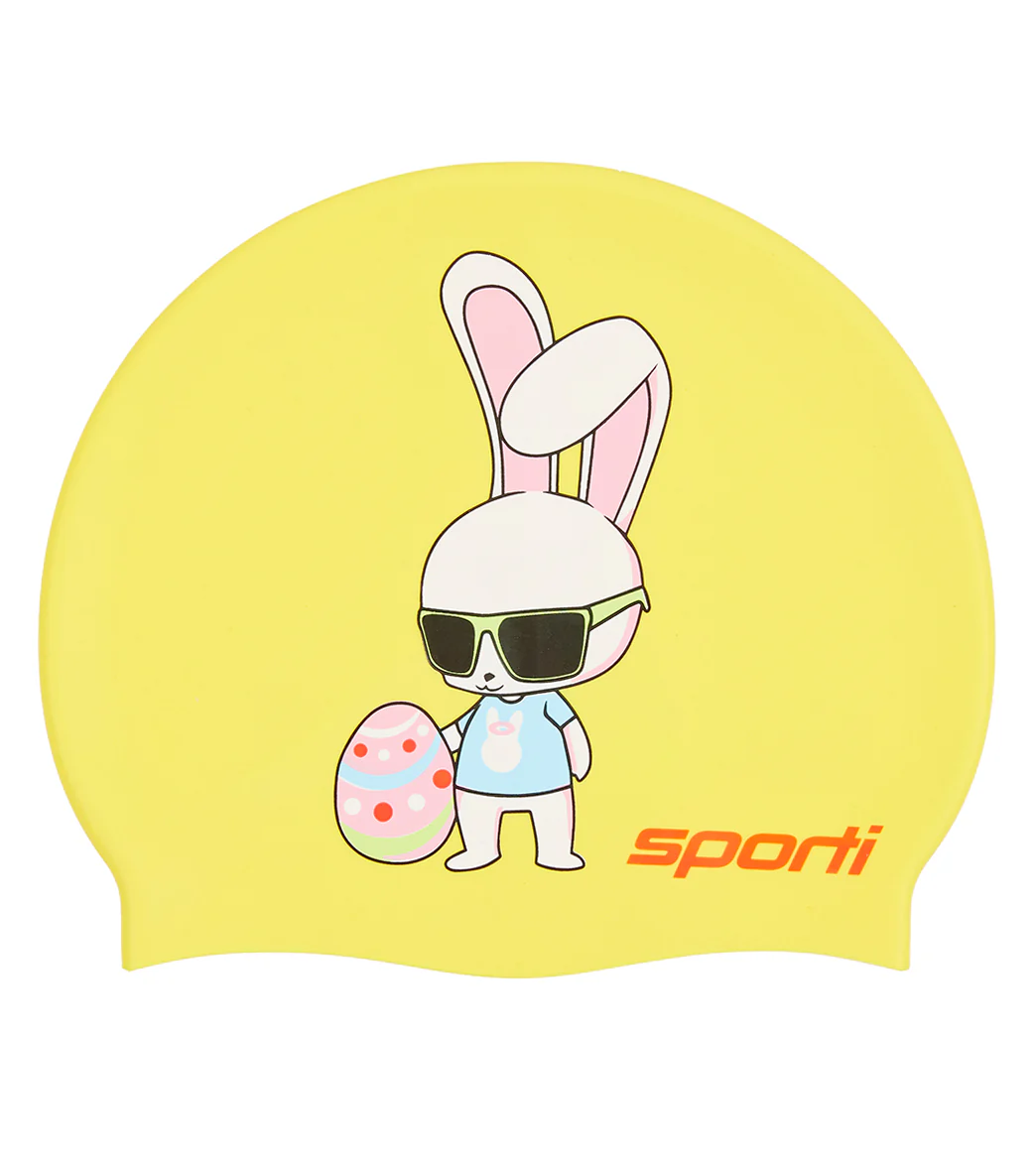 Sporti Kool Bunny Silicone Swim Cap - Image 5