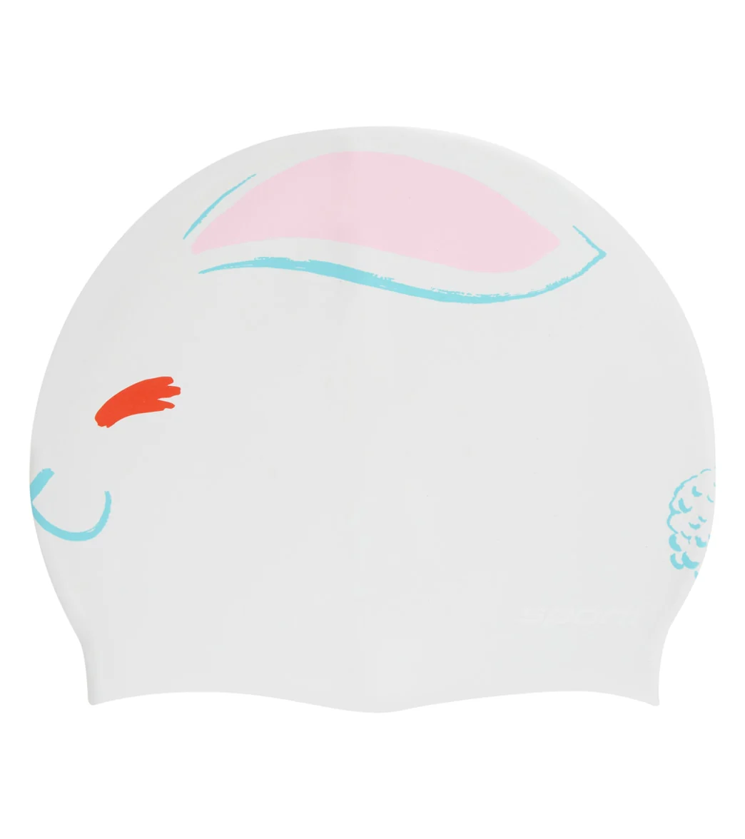 Sporti Limited Edition Bunny Silicone Swim Cap - Image 4