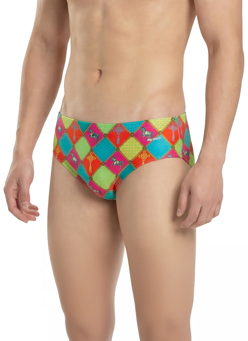 Sporti Limited Edition Dynasty Gallop Brief Swimsuit (26-40) - Image 10