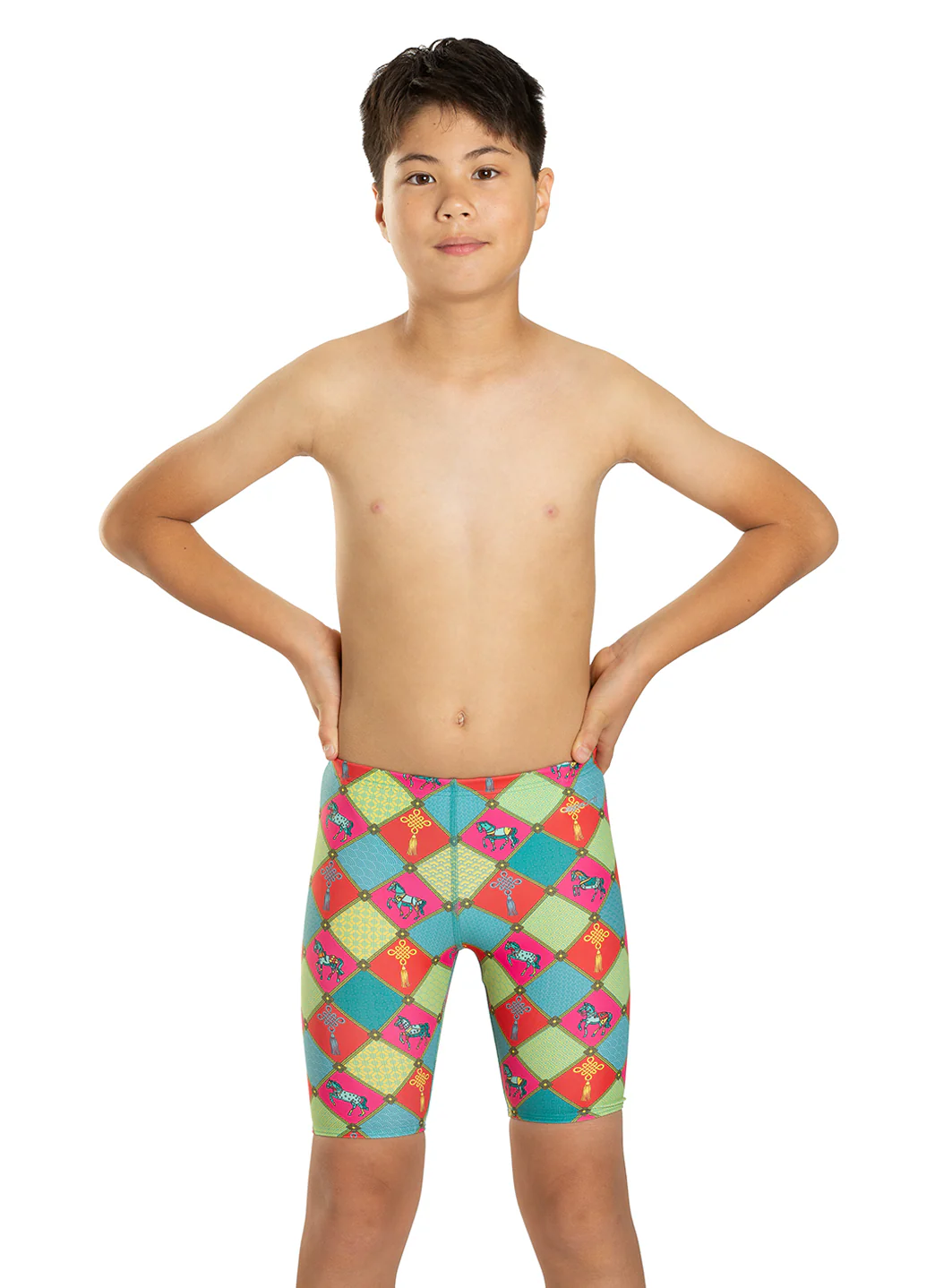 Sporti Limited Edition Dynasty Gallop Jammer Swimsuit (22-40) - Image 11