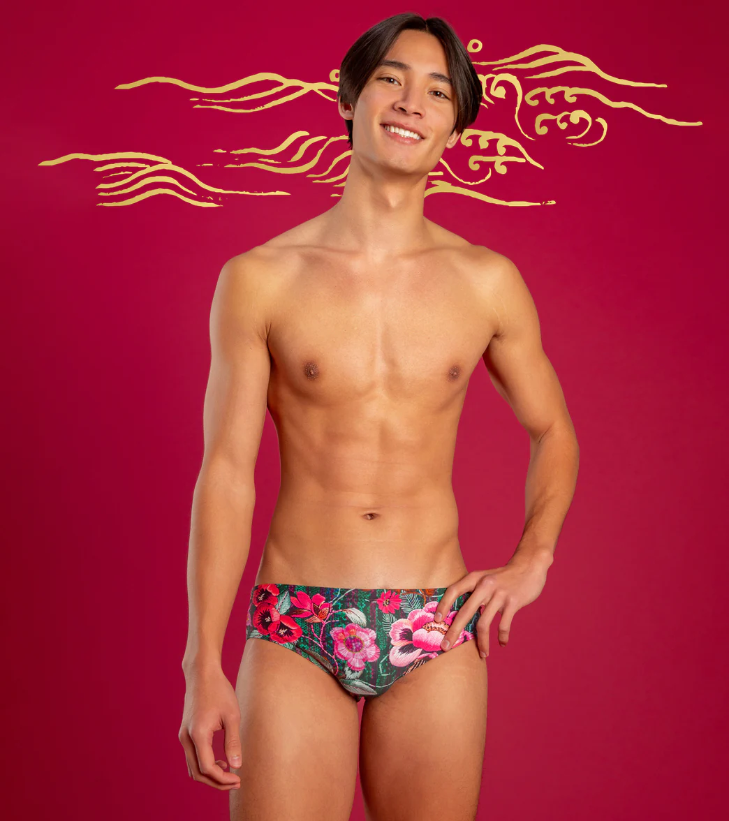 Sporti Limited Edition Garden Snake Brief Swimsuit (26-40) - Image 14
