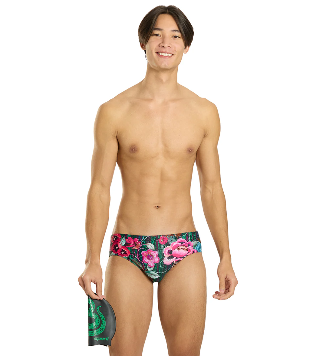 Sporti Limited Edition Garden Snake Brief Swimsuit (26-40) - Image 7