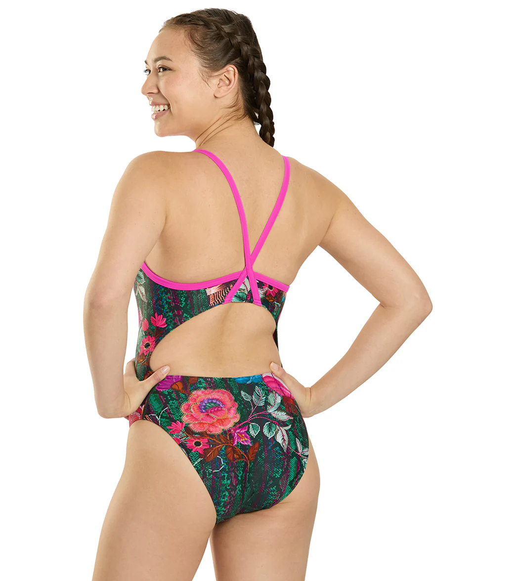Sporti Limited Edition Garden Snake Thin Strap One Piece Swimsuit (22-44) - Image 8