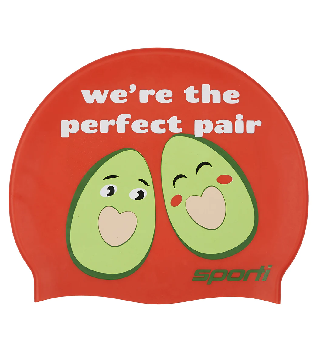 Sporti Limited Edition Holy Guacamole Silicone Swim Cap - Image 4