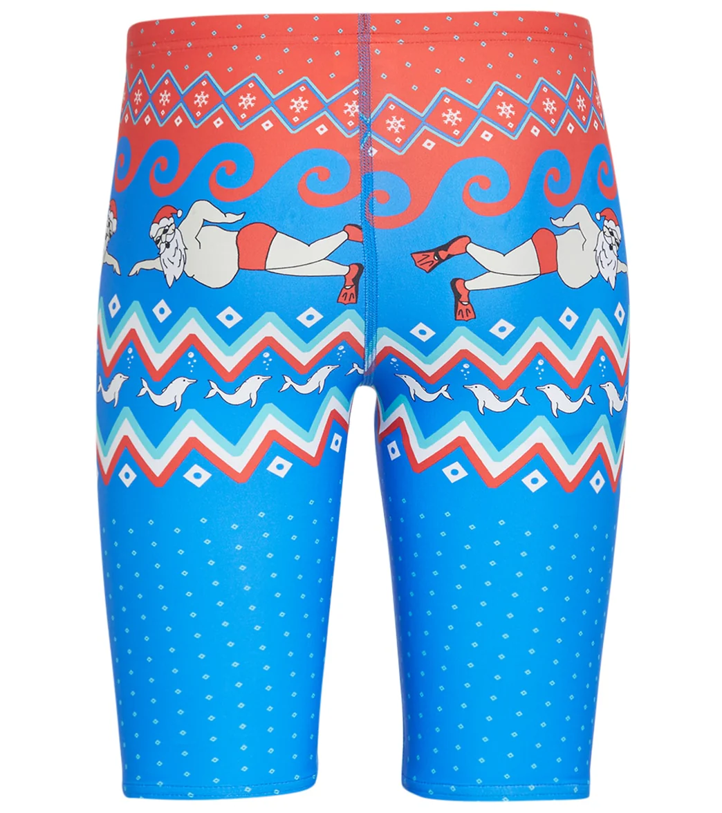 Sporti Limited Edition Ugly Sweater Swimming Santa Jammer Swimsuit (22-28) - Image 3