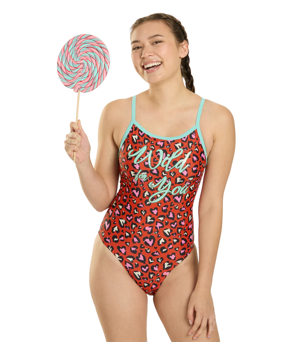 Sporti Limited Edition Wild For You Thin Strap One Piece Swimsuit (26-44) - Image 5