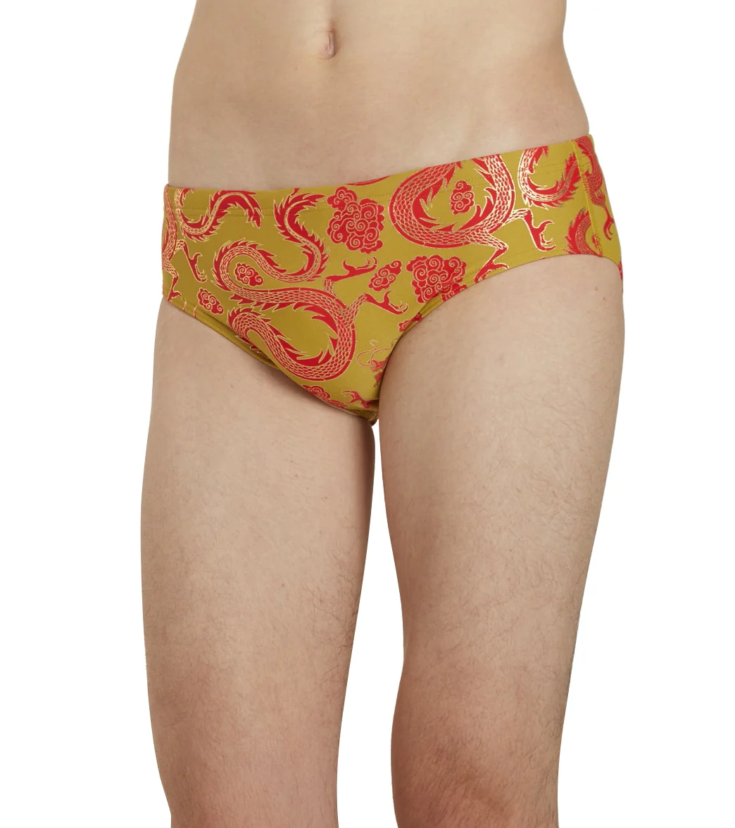 Sporti Lunar Dragon Foil Brief Swimsuit - Image 11