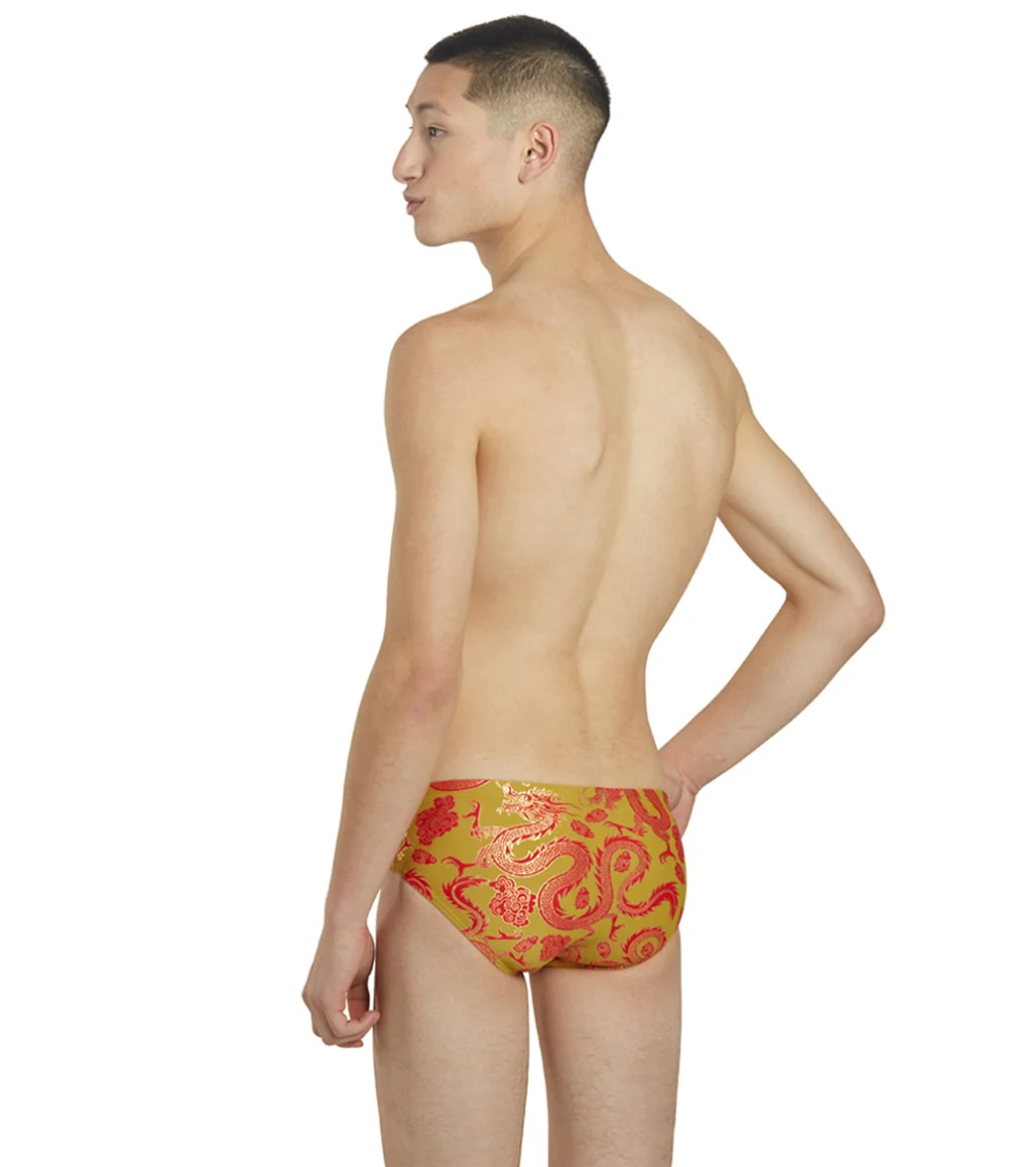 Sporti Lunar Dragon Foil Brief Swimsuit - Image 4