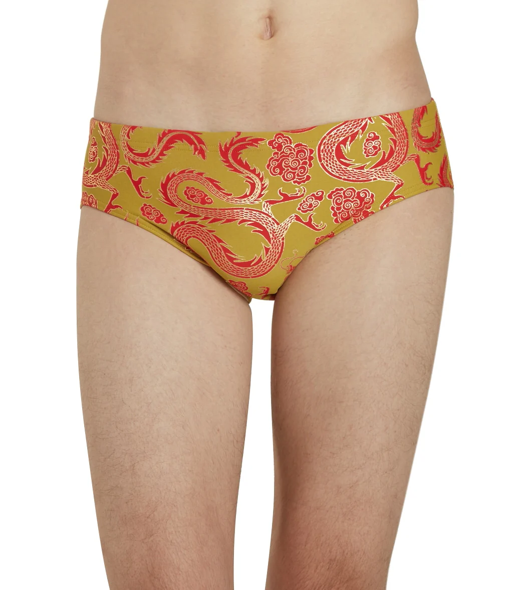 Sporti Lunar Dragon Foil Brief Swimsuit - Image 8