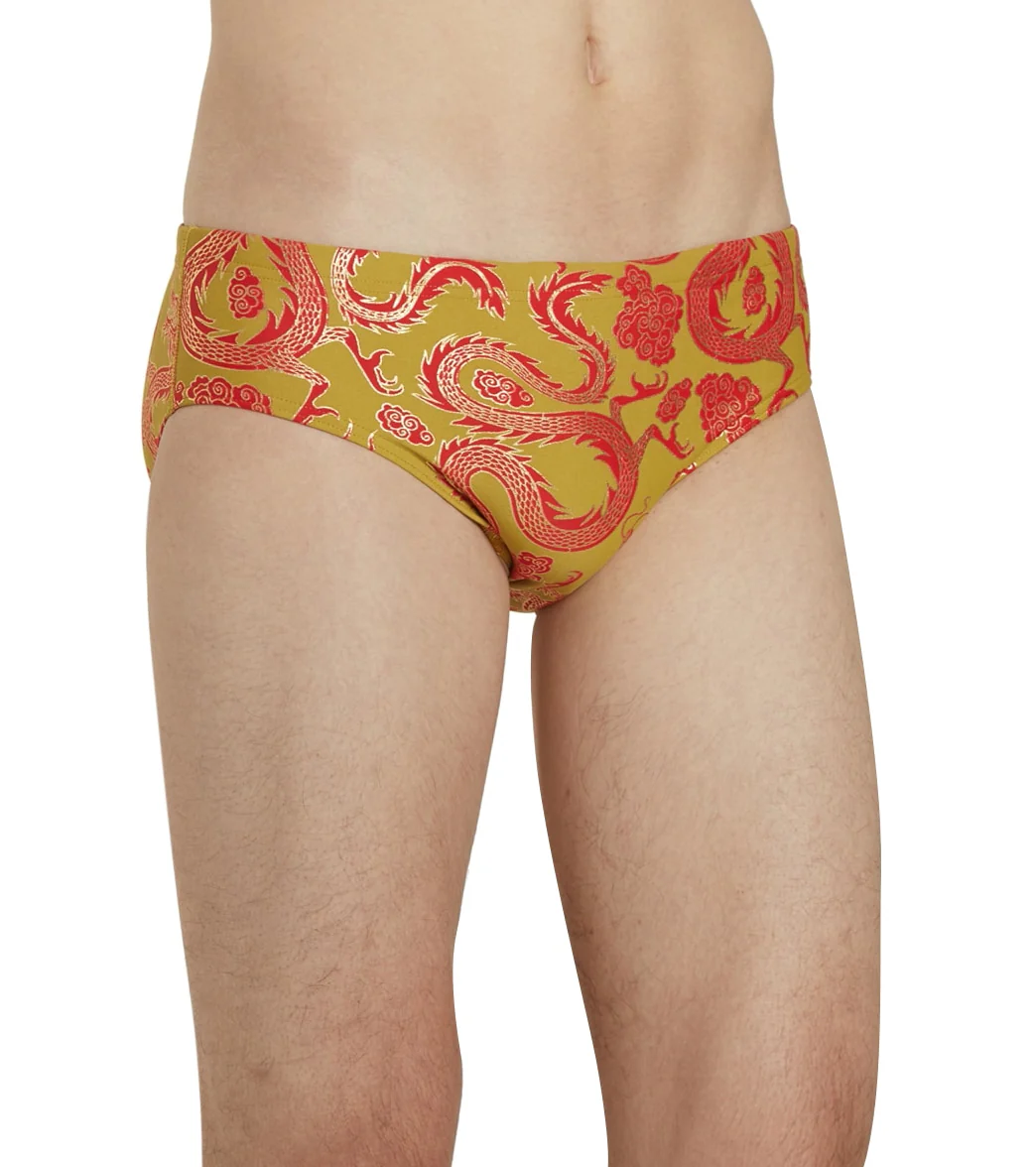 Sporti Lunar Dragon Foil Brief Swimsuit - Image 9