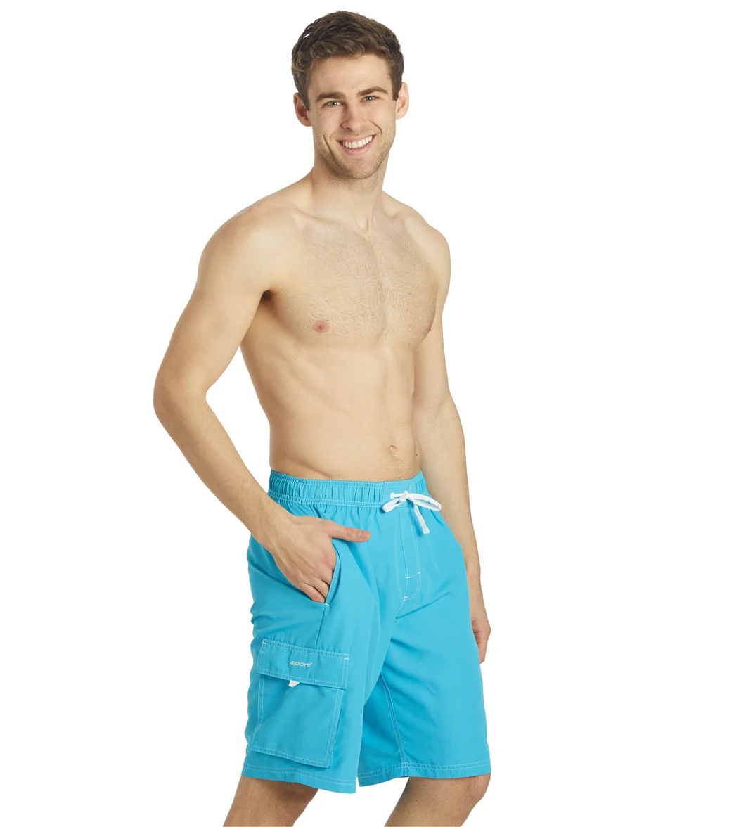Sporti Men's Hybrid Cargo Swim Trunk - Image 48