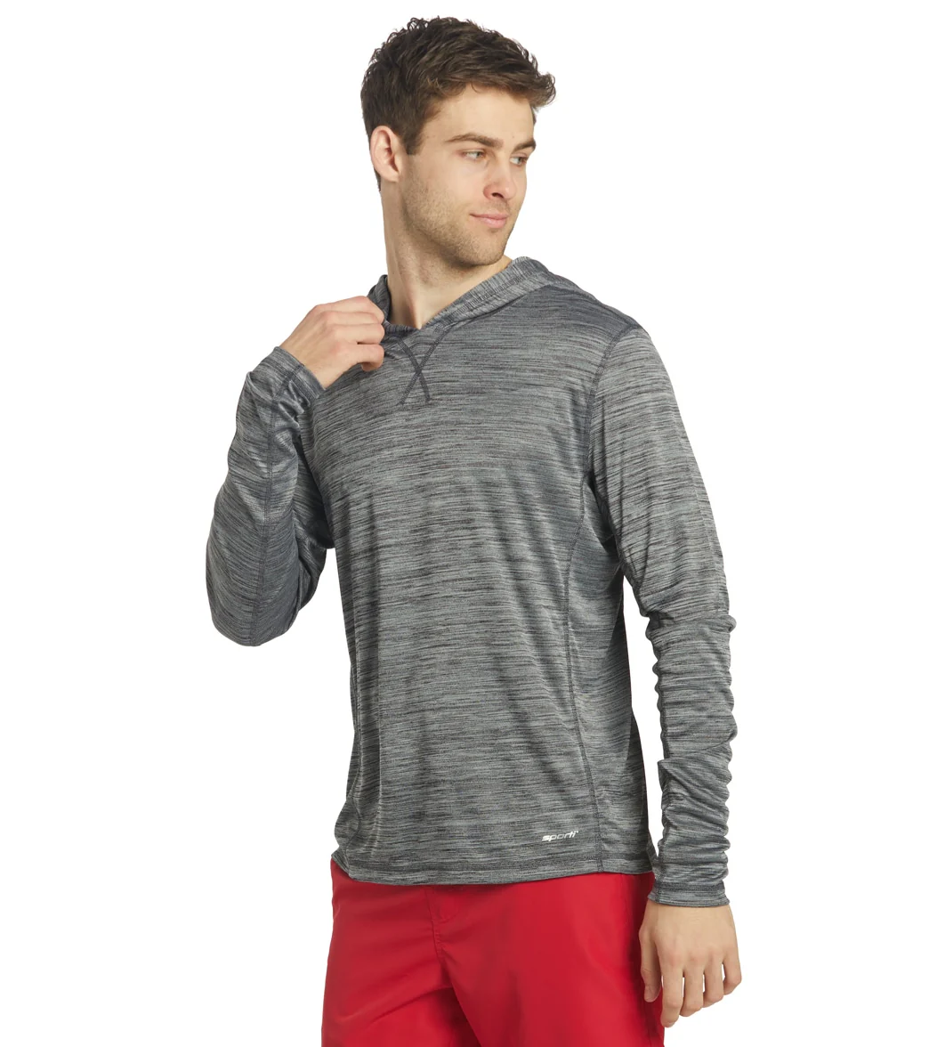 Sporti Men's L/S Hybrid Hooded UPF 50+ Sun Shirt - Image 6