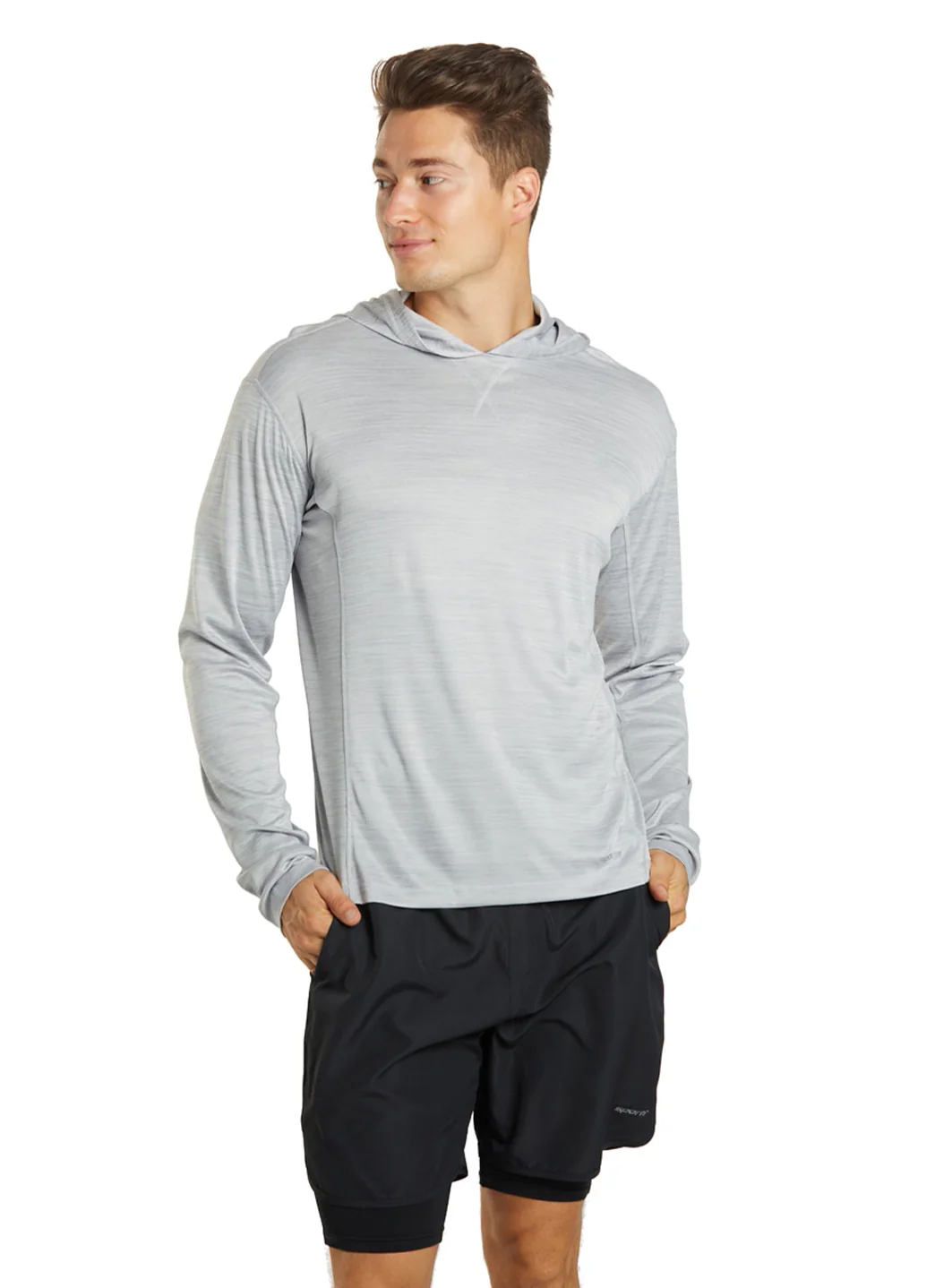 Sporti Men's L/S Hybrid II Hooded UPF 50+ Sun Shirt - Image 14