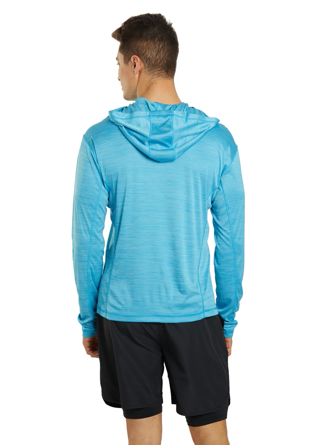Sporti Men's L/S Hybrid II Hooded UPF 50+ Sun Shirt - Image 5