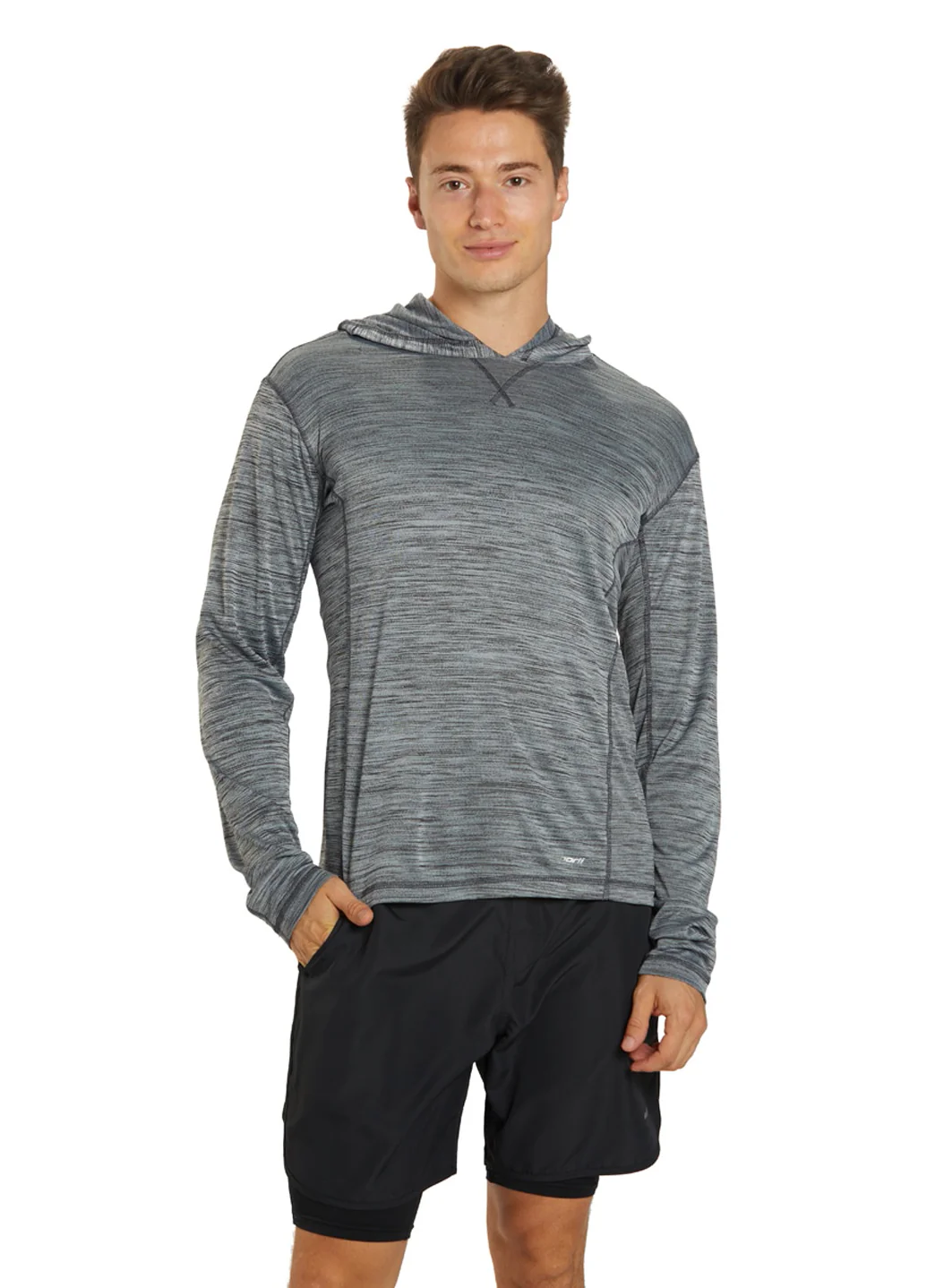 Sporti Men's L/S Hybrid II Hooded UPF 50+ Sun Shirt - Image 8