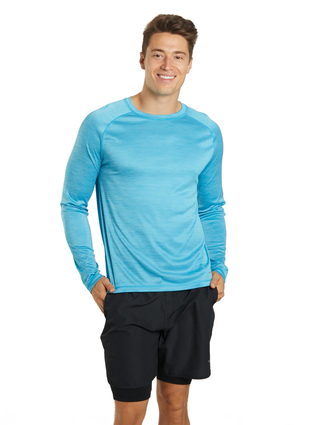 Sporti Men's L/S Hybrid II UPF 50+ Sun Shirt - Image 2