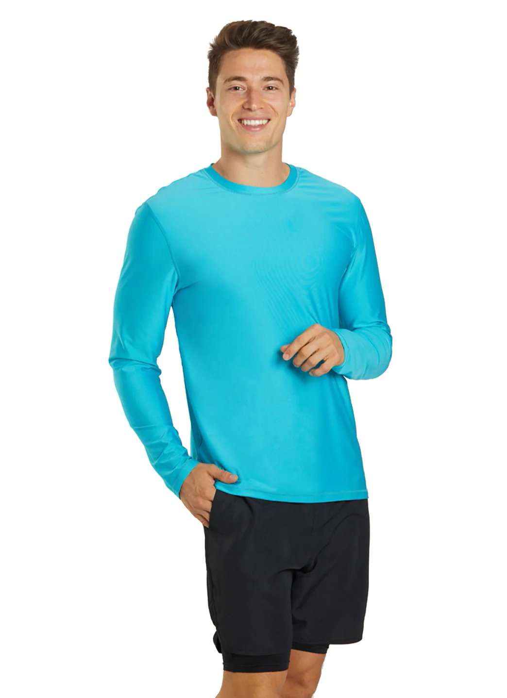 Sporti Men's L/S UPF 50+ Relax Fit II Swim Shirt - Image 10