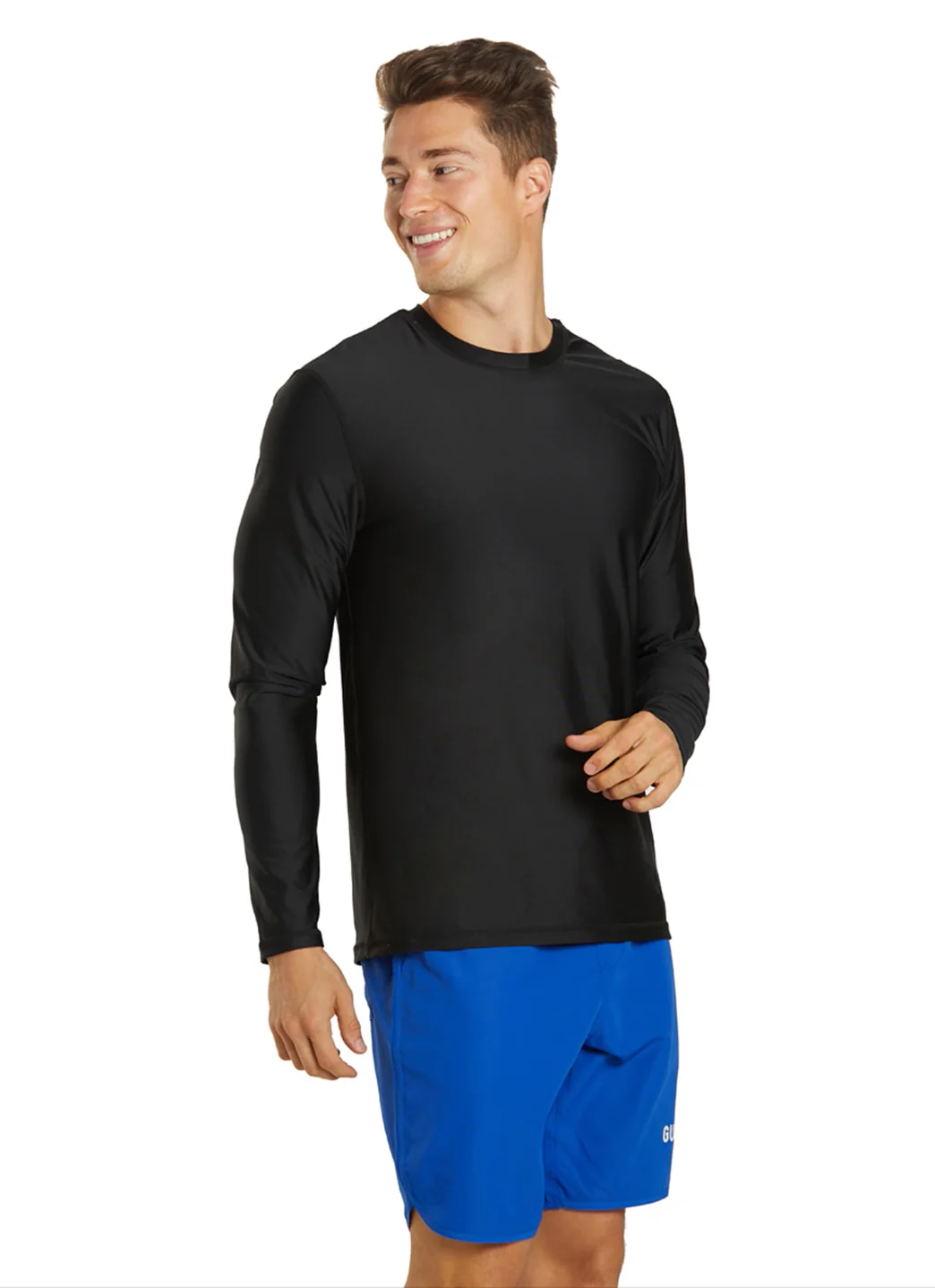 Sporti Men's L/S UPF 50+ Relax Fit II Swim Shirt - Image 3