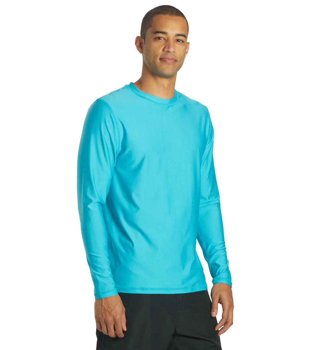 Sporti Men's L/S UPF 50+ Relax Fit Swim Shirt - Image 19