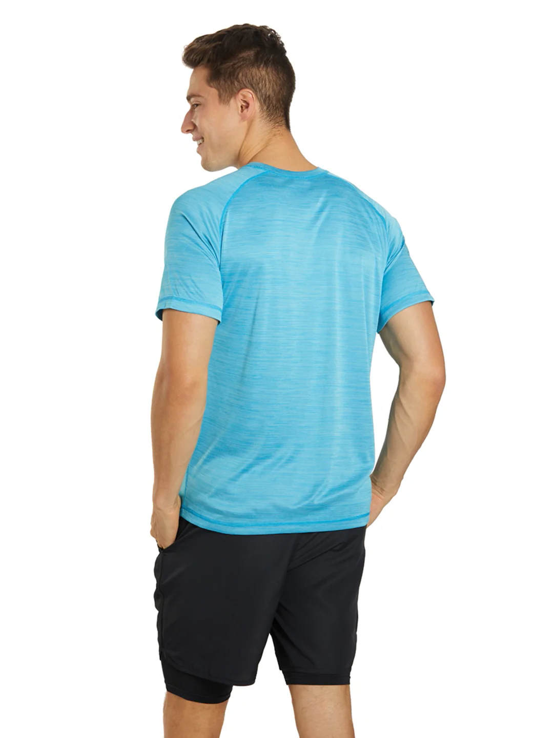 Sporti Men's S/S Hybrid II UPF 50+ Sun Shirt - Image 5