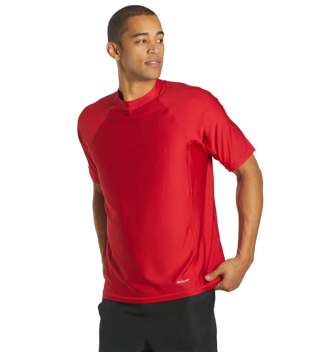 Sporti Men's S/S UPF 50+ Comfort Fit Rashguard - Image 28