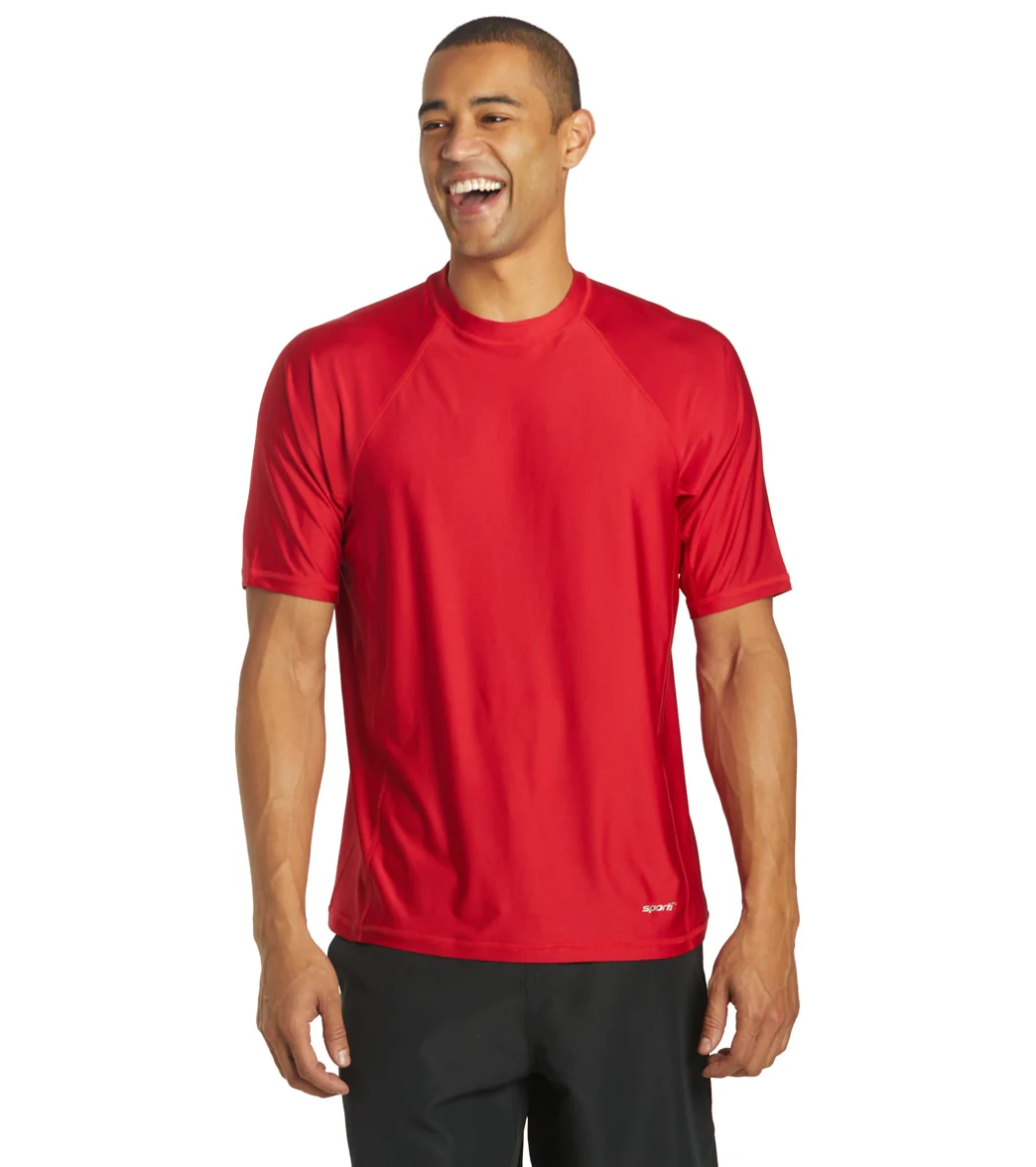Sporti Men's S/S UPF 50+ Comfort Fit Rashguard - Image 33