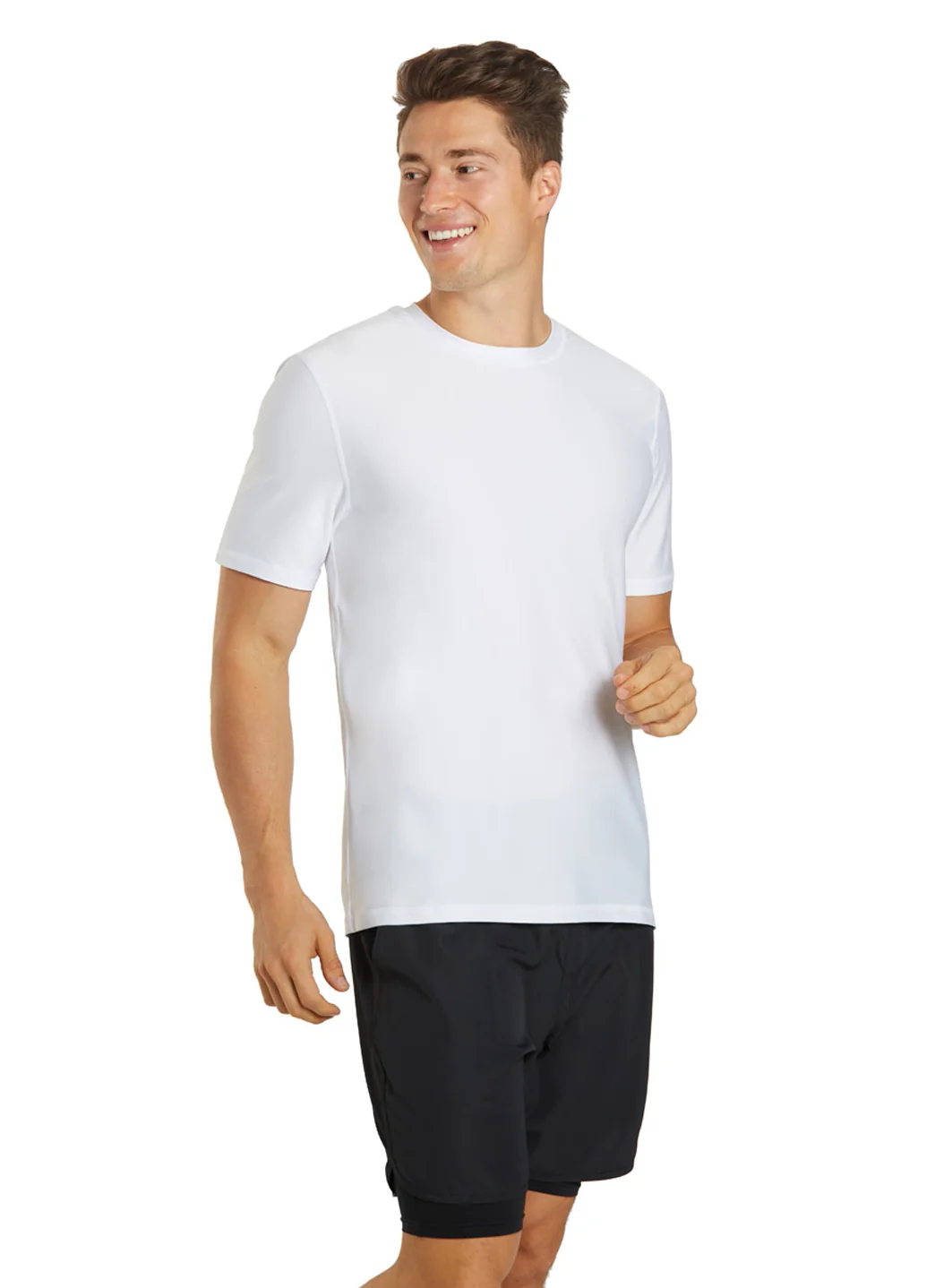 Sporti Men's S/S UPF 50+ Relax Fit II Swim Shirt - Image 4