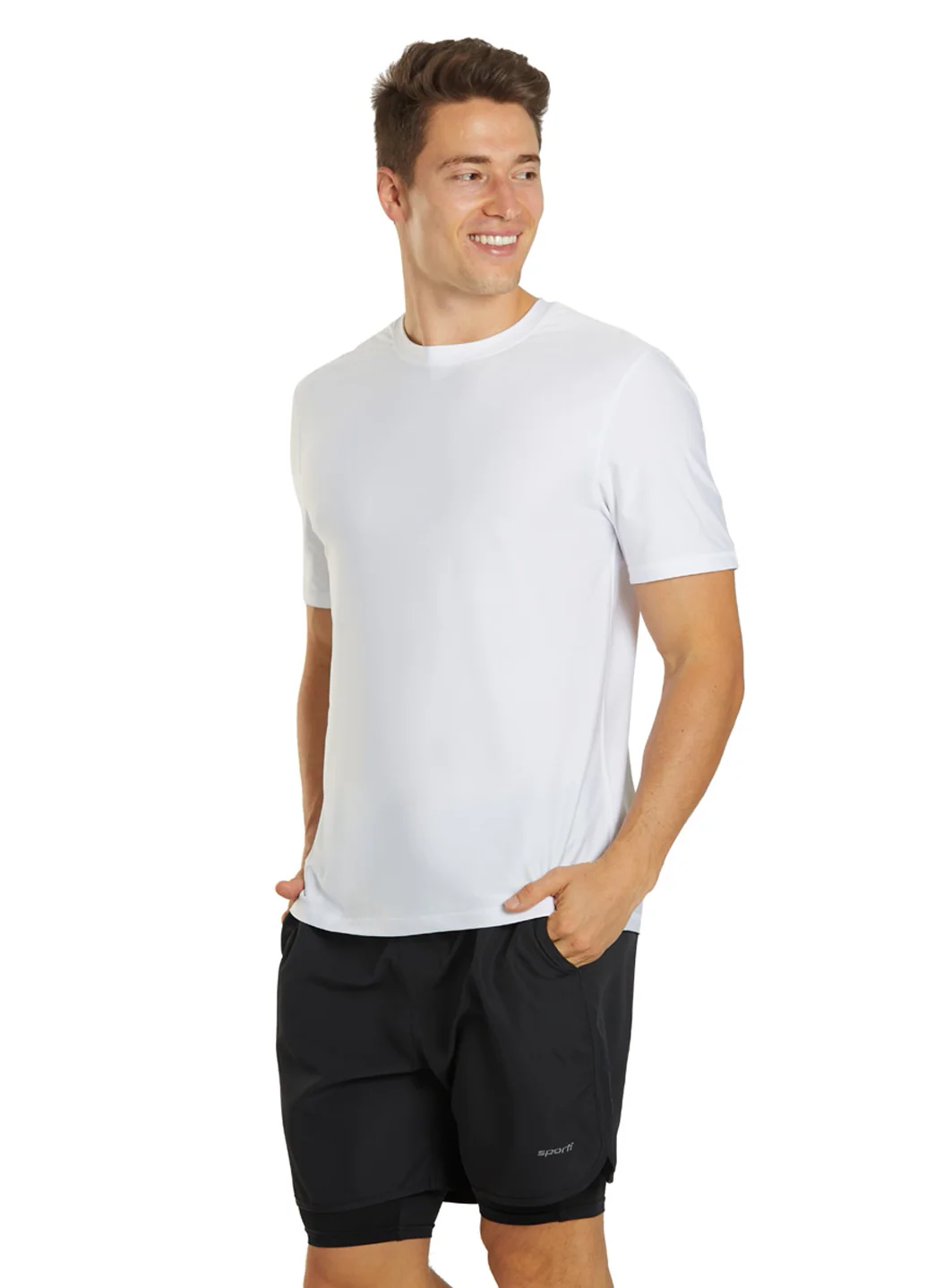 Sporti Men's S/S UPF 50+ Relax Fit II Swim Shirt - Image 6