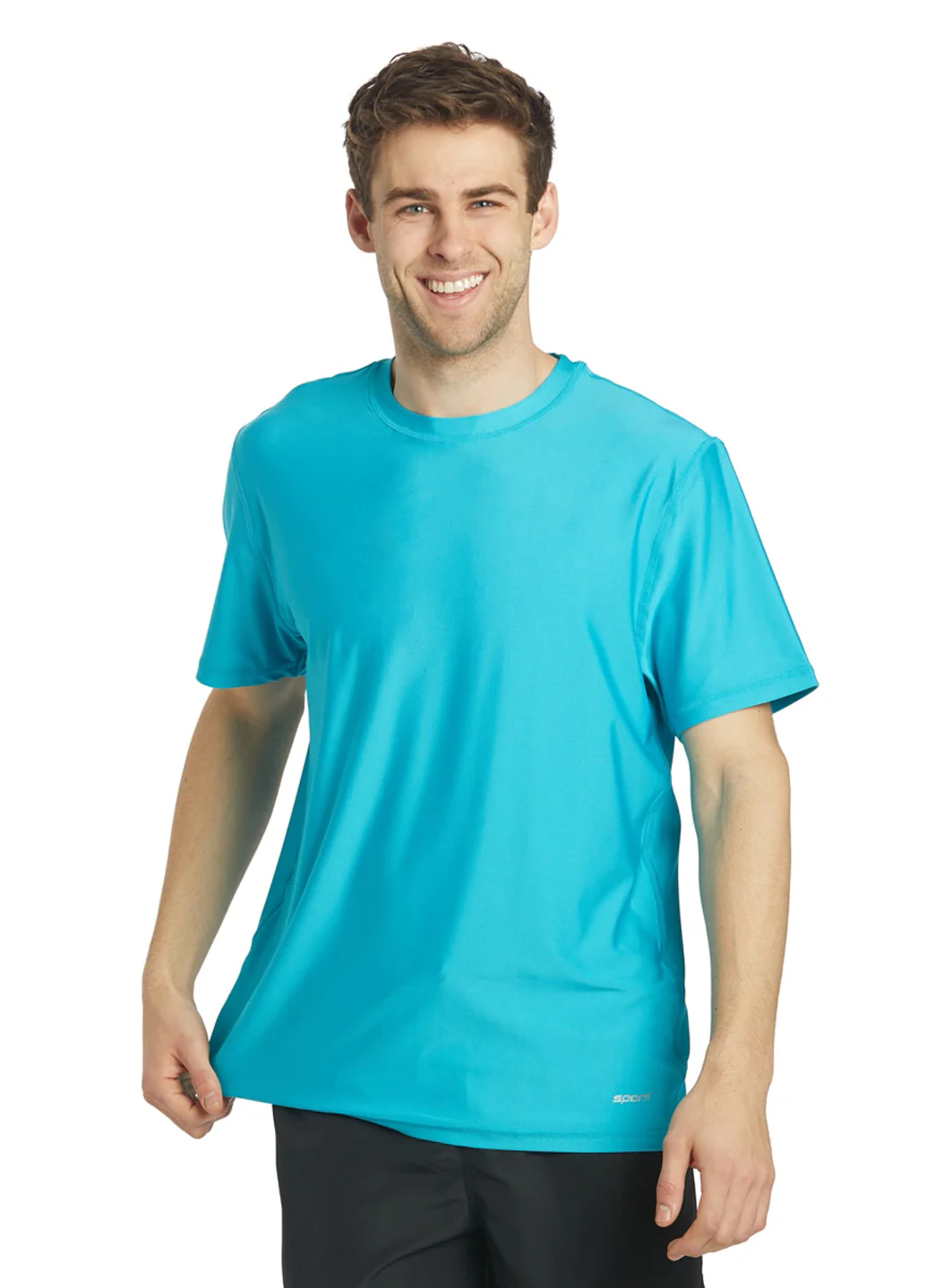 Sporti Men's S/S UPF 50+ Relax Fit Swim Shirt - Image 2