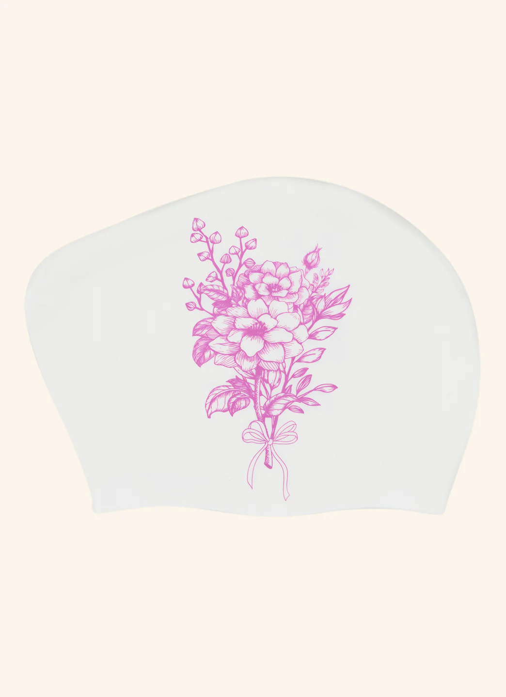 Sporti Mystic Bloom Long Hair Bun Silicone Swim Cap - Image 4