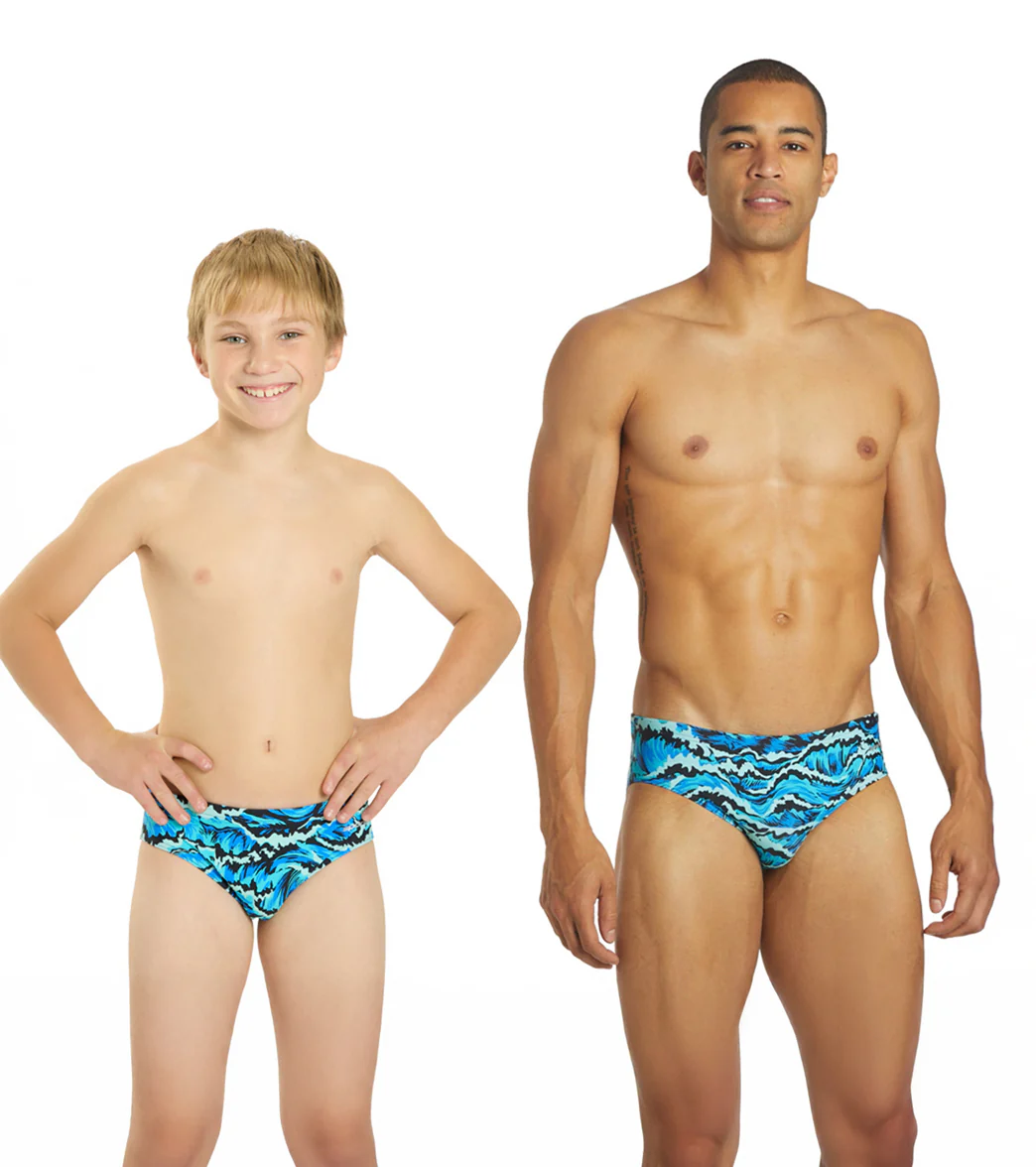 Sporti New Waves Brief Swimsuit (22-40) - Image 55