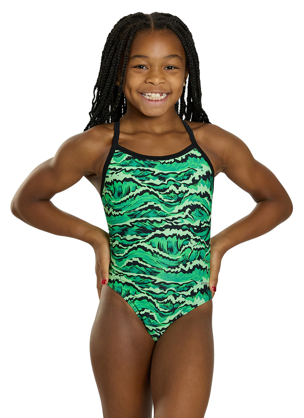 Sporti New Waves Thin Strap One Piece Swimsuit (22-40) - Image 38