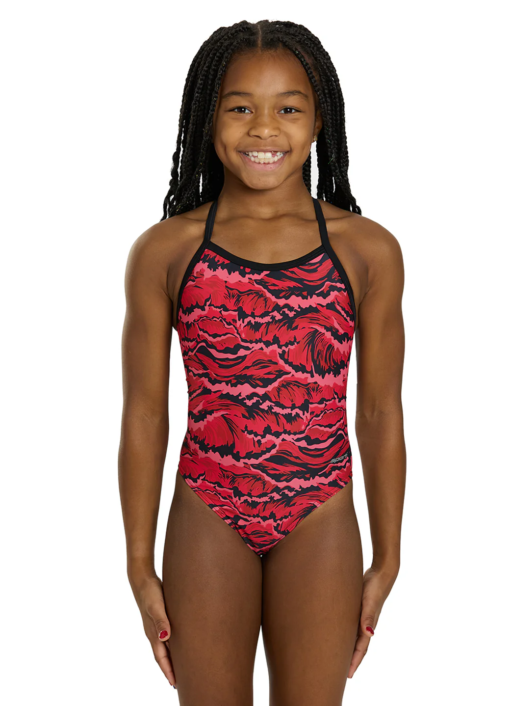 Sporti New Waves Thin Strap One Piece Swimsuit (22-40) - Image 62