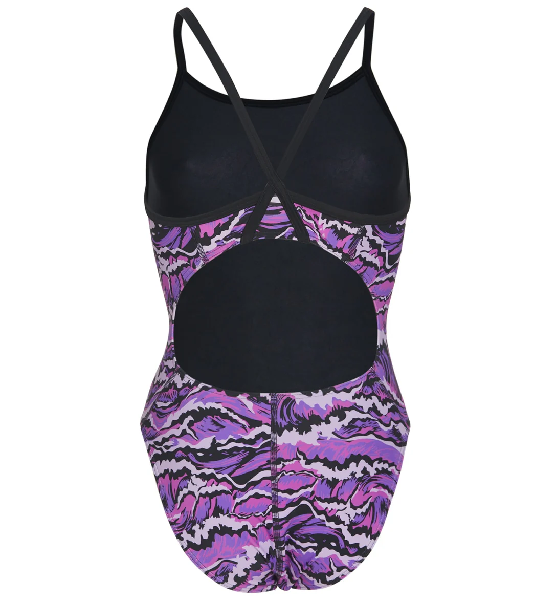 Sporti New Waves Thin Strap One Piece Swimsuit Youth (22-28) - Image 6