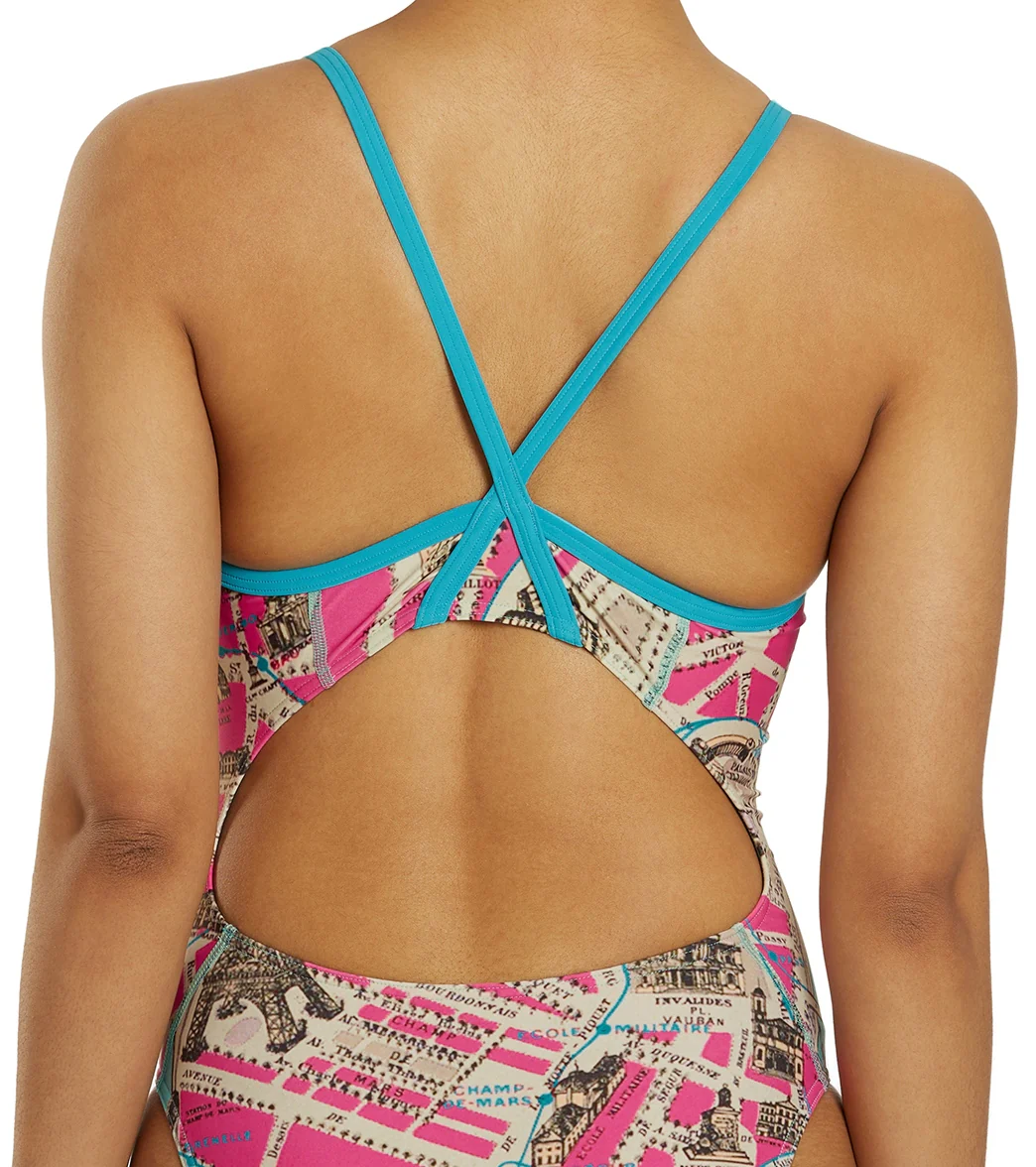 Sporti Paris Belle Epoque Thin Strap One Piece Swimsuit (22-44) - Image 9