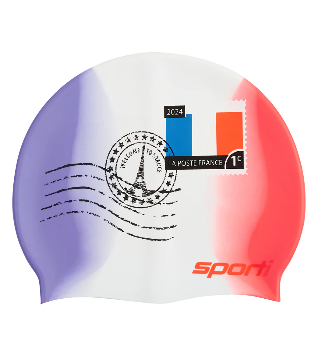 Sporti Paris Love Letters Silicone Swim Cap - Image 5