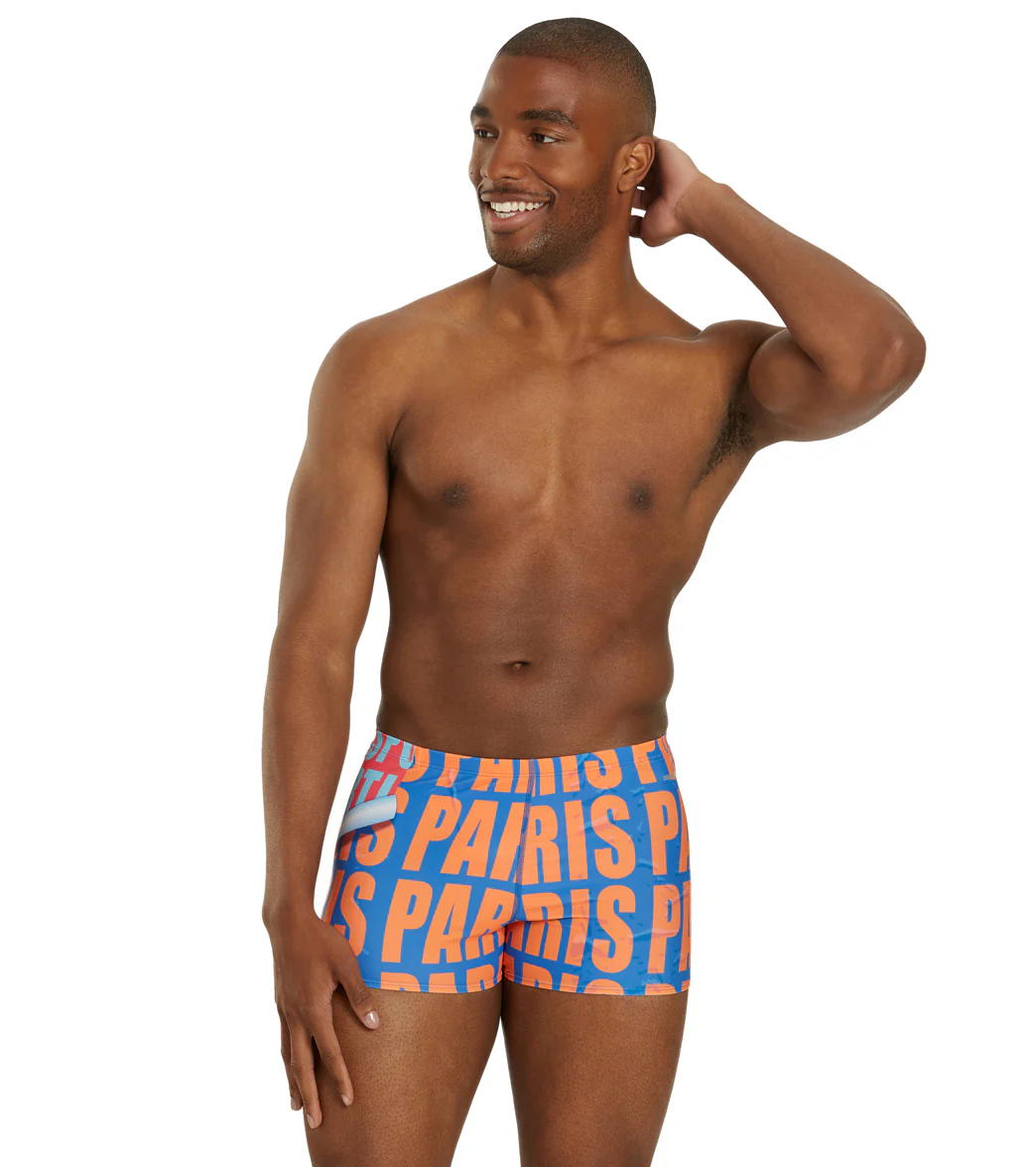 Sporti Paris Metro Pop Square Leg Swimsuit (26-40) - Image 11