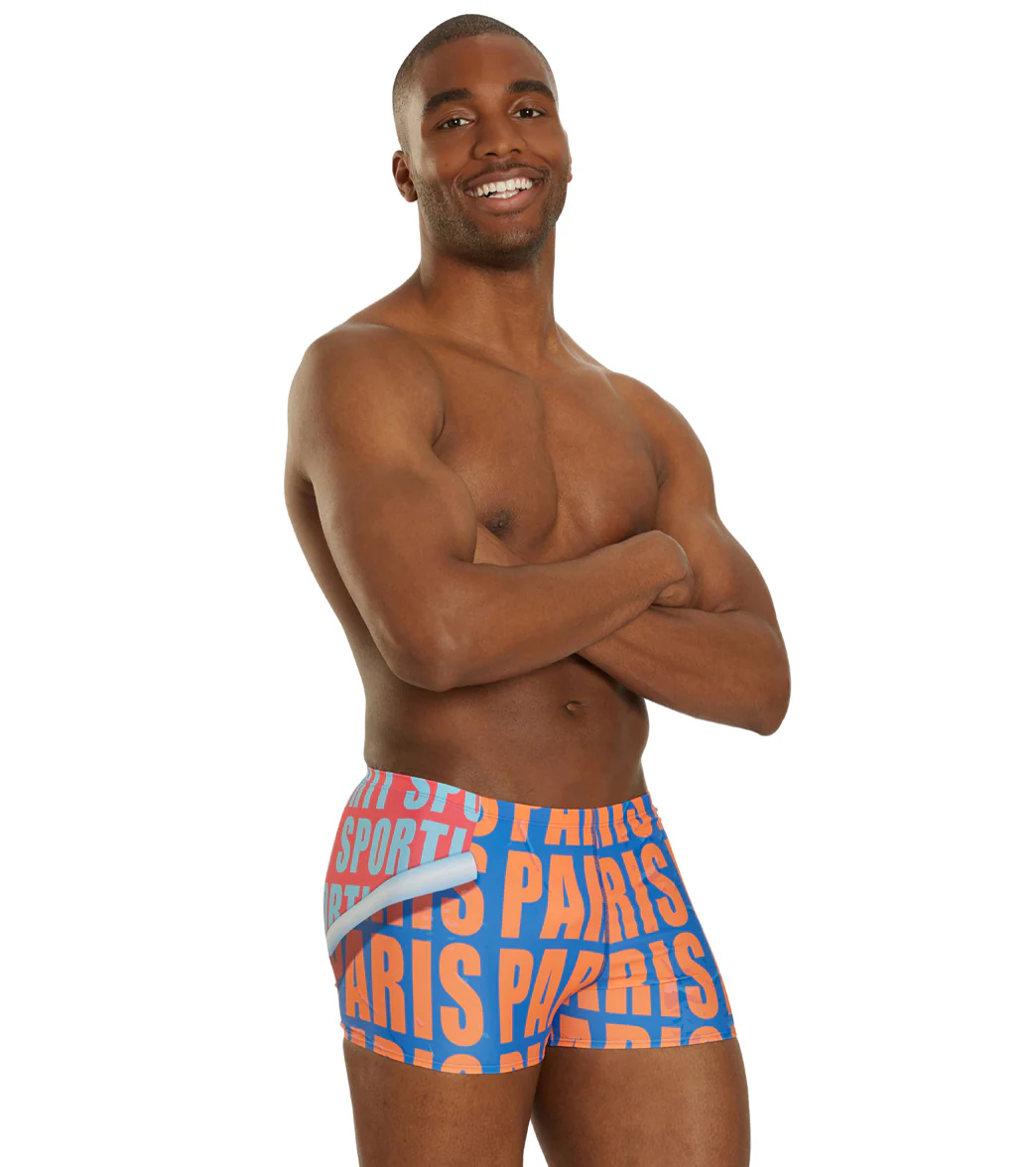 Sporti Paris Metro Pop Square Leg Swimsuit (26-40) - Image 2