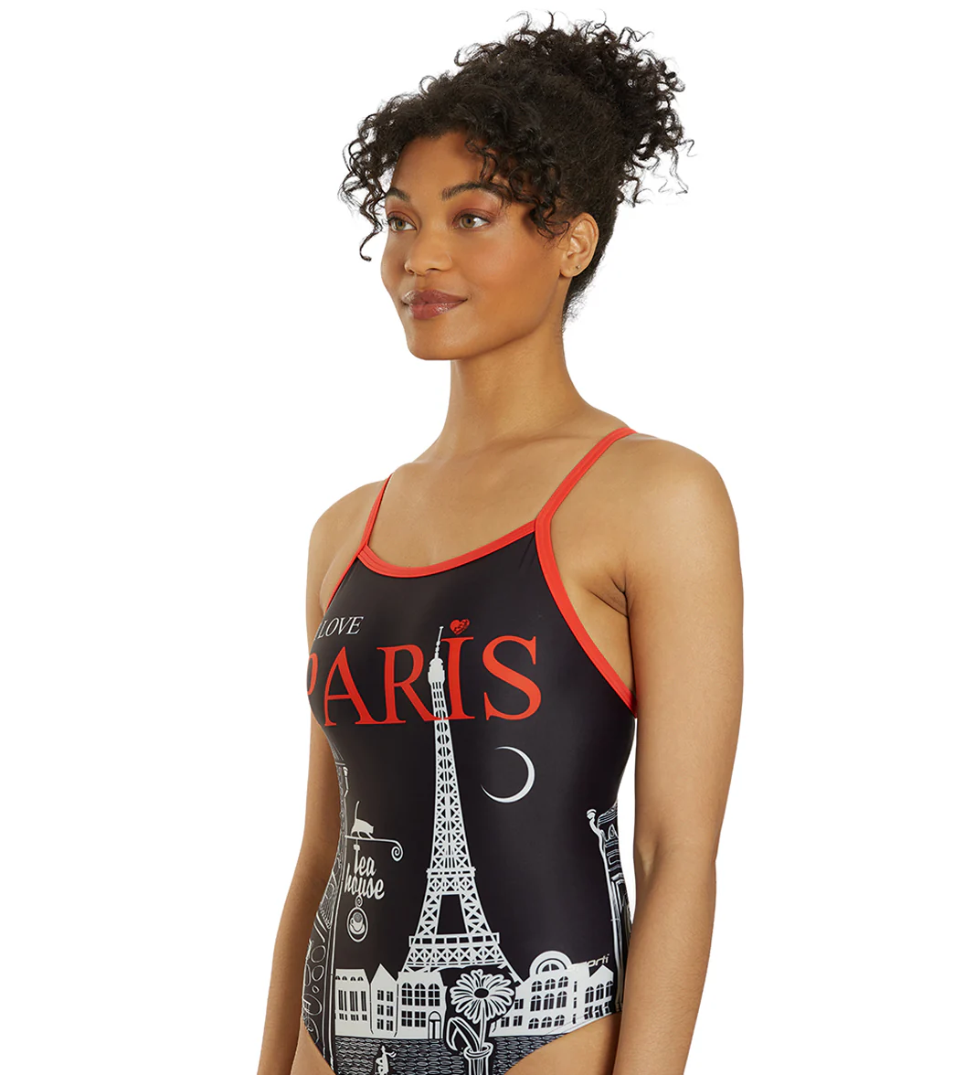 Sporti Paris Twilight Thin Strap One Piece Swimsuit (22-44) - Image 12