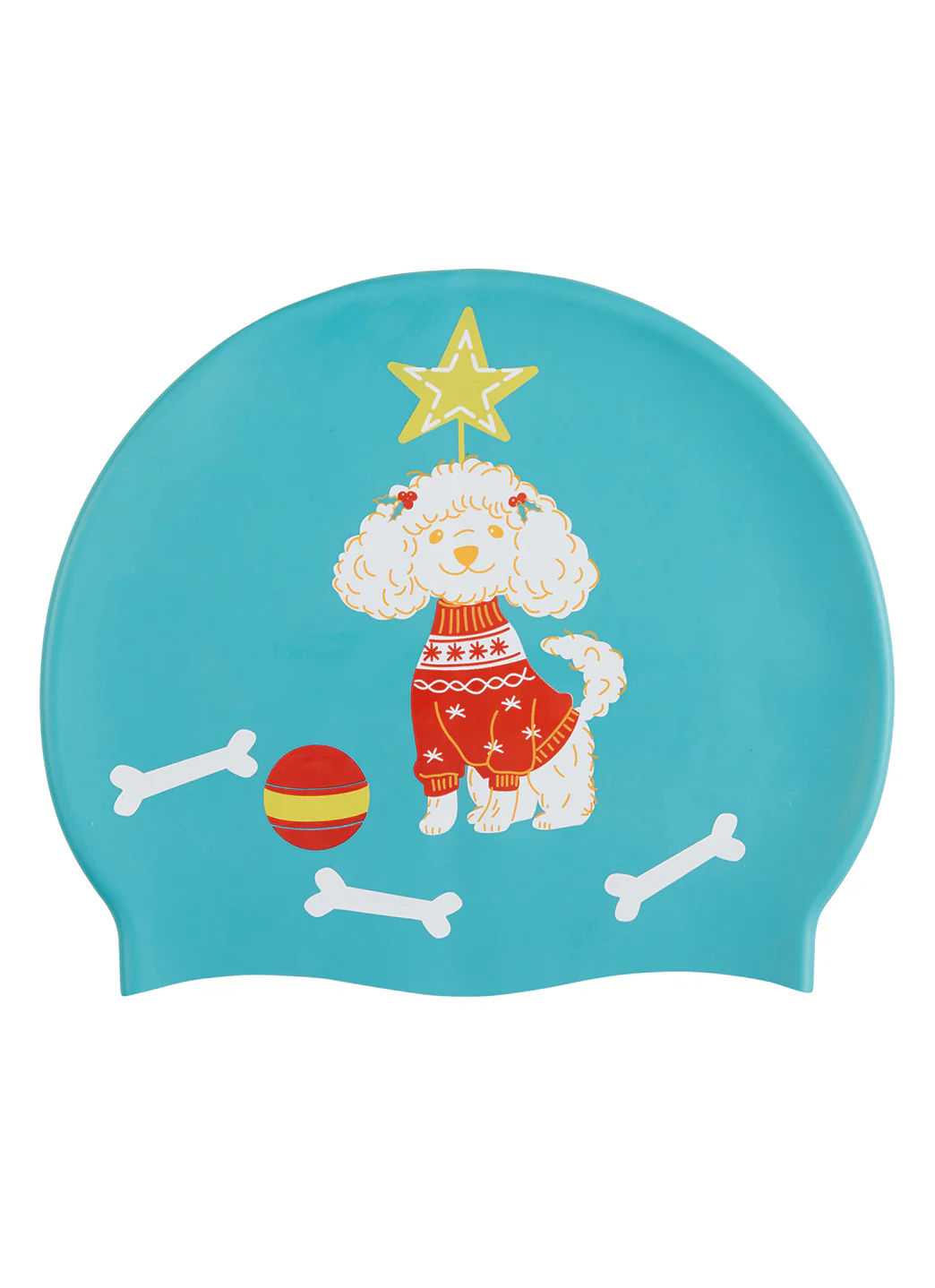 Sporti Pawliday Cheer Silicone Swim Cap - Image 8