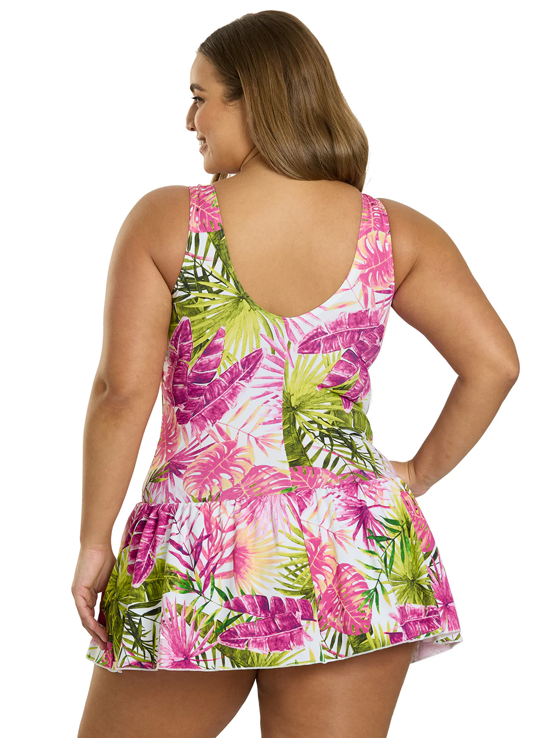 Sporti Plus Size Palm Royale Swim Dress - Image 5