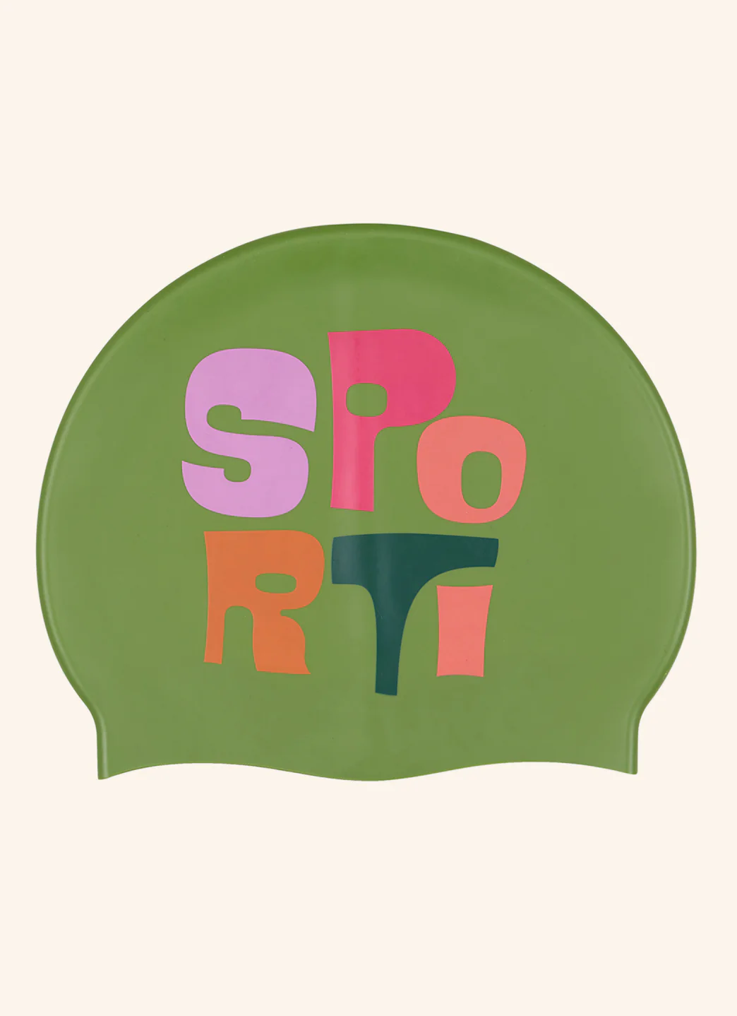 Sporti Pop Silicone Swim Cap - Image 4