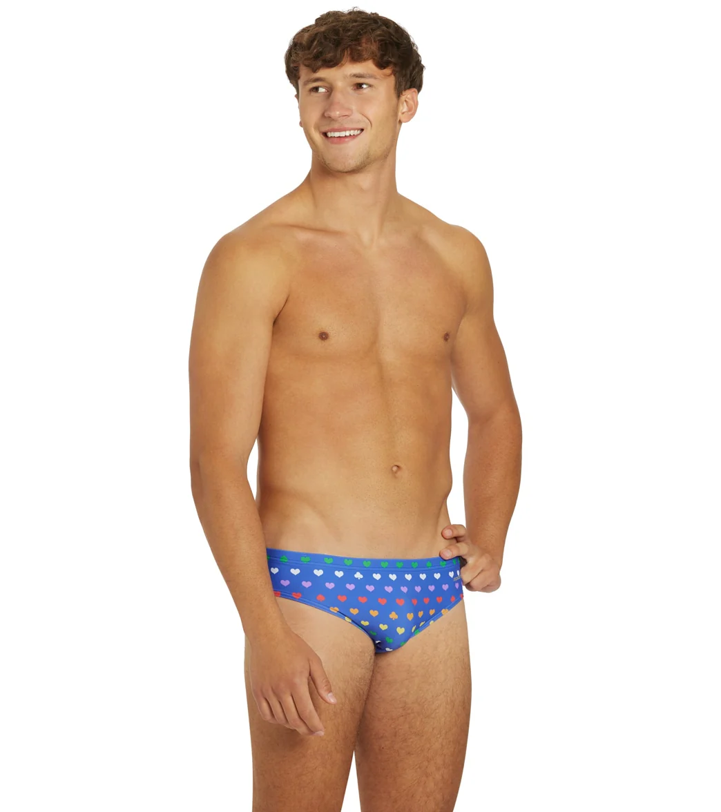 Sporti Rainbow Heart Brief Swimsuit