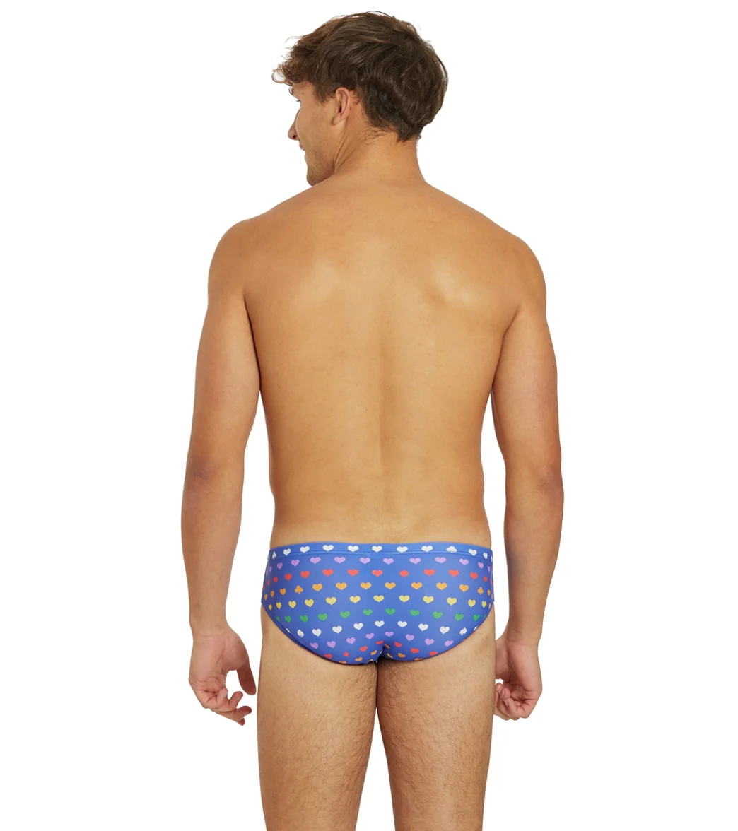 Sporti Rainbow Heart Brief Swimsuit - Image 3