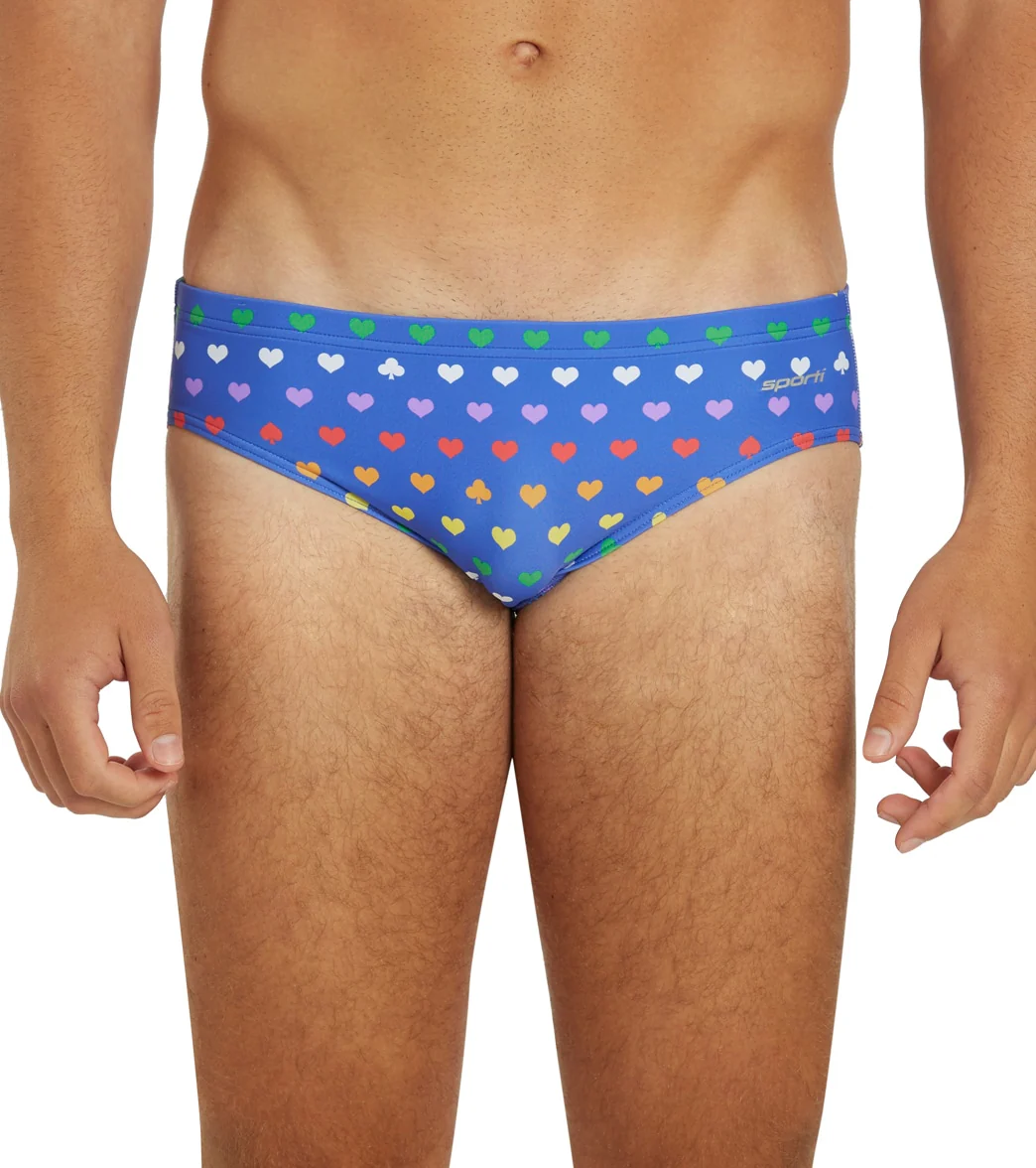 Sporti Rainbow Heart Brief Swimsuit - Image 4