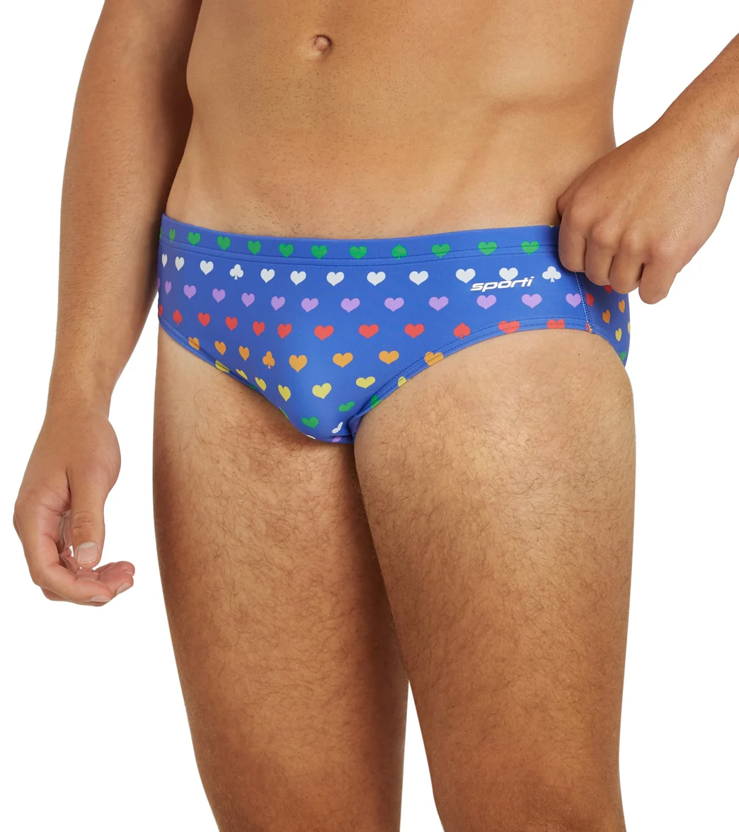 Sporti Rainbow Heart Brief Swimsuit - Image 7