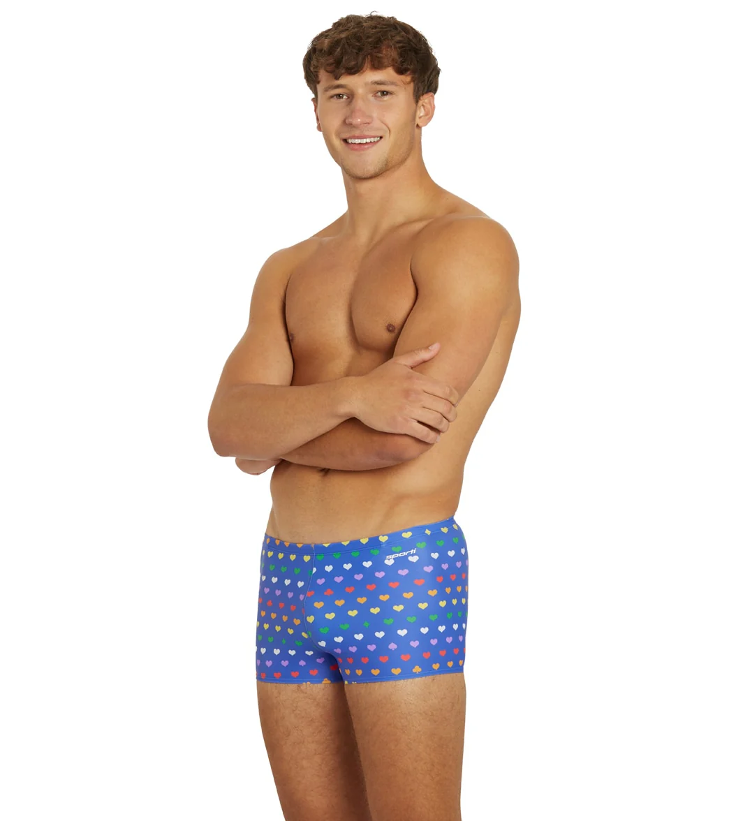 Sporti Rainbow Heart Square Leg Swimsuit - Image 2