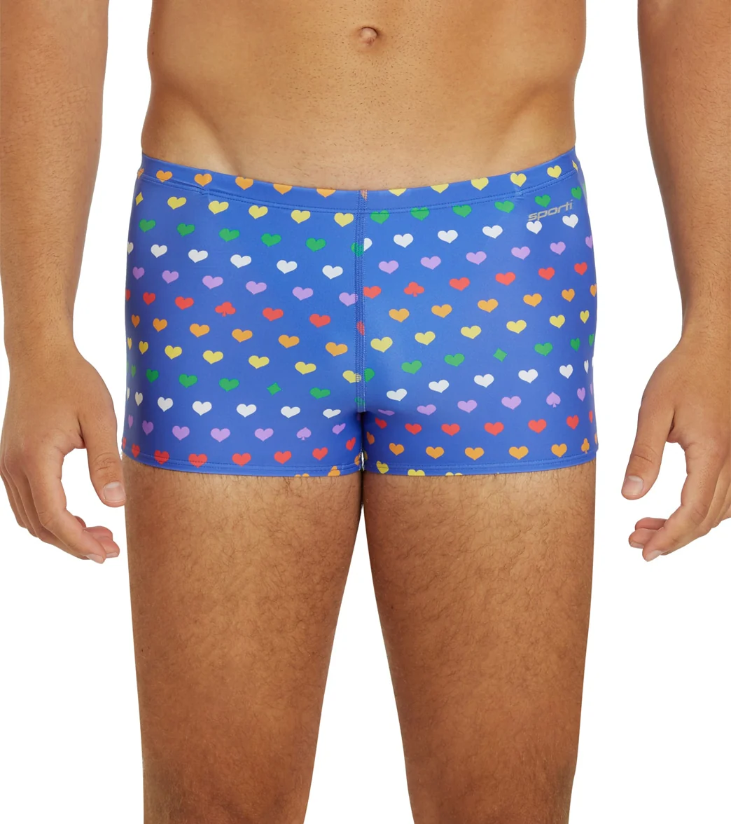 Sporti Rainbow Heart Square Leg Swimsuit - Image 4